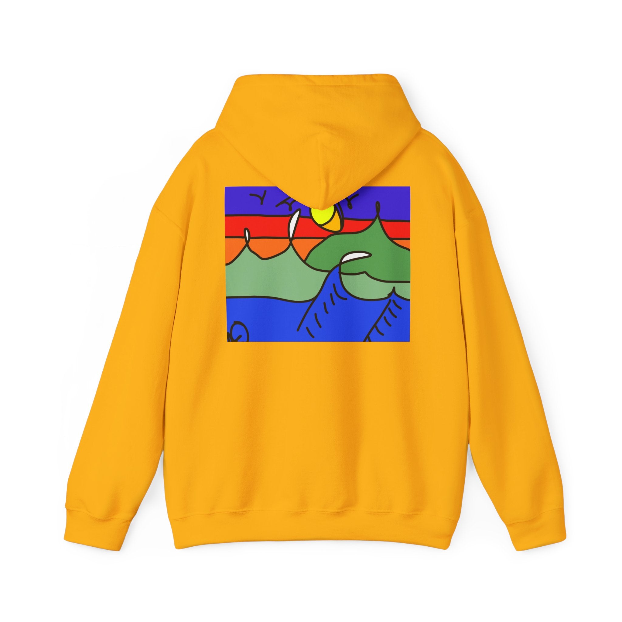 Snowy Peaks - Unisex Heavy Blend™ Hooded Sweatshirt