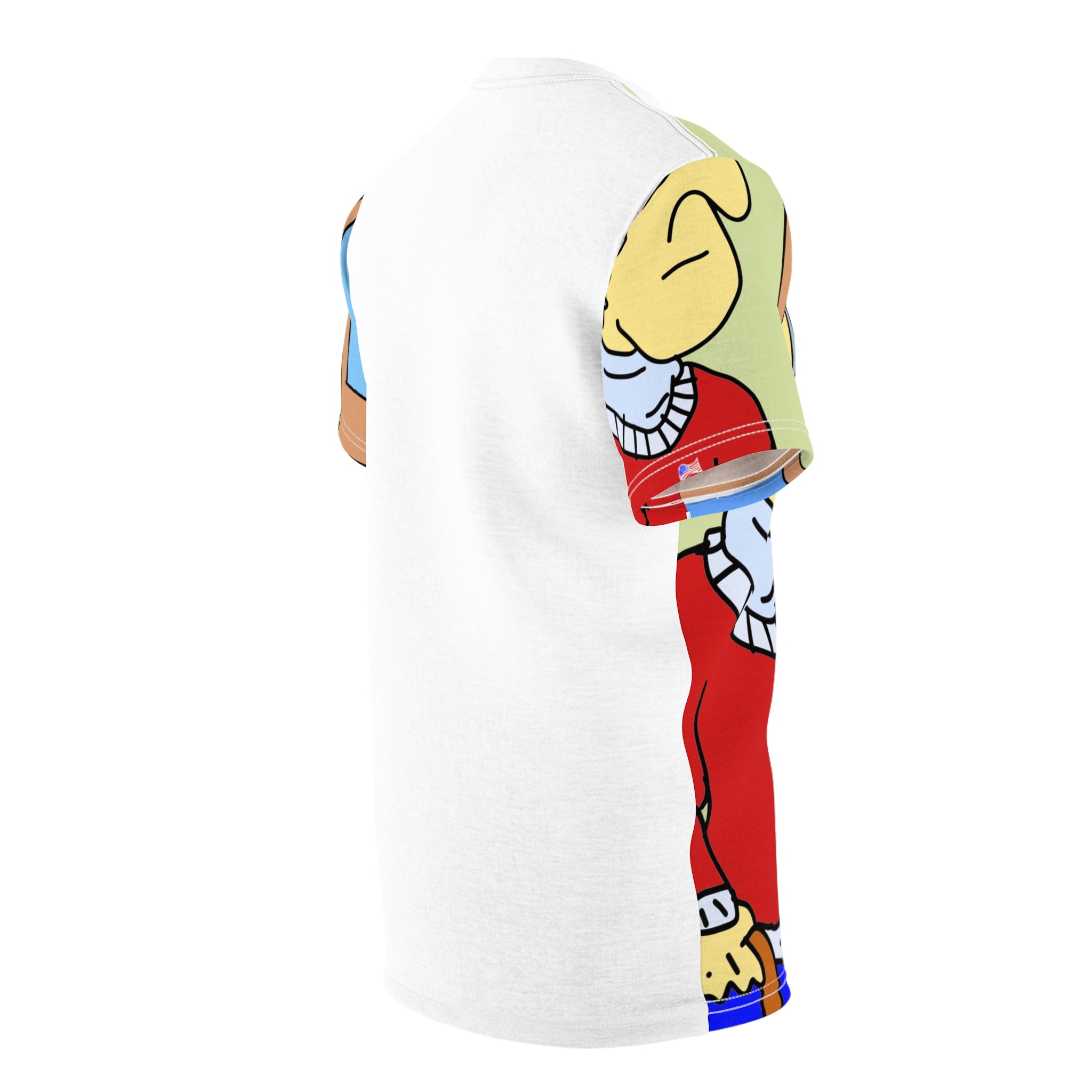 Time Traveling Bookstore George Unisex Cut & Sew Tee (AOP)