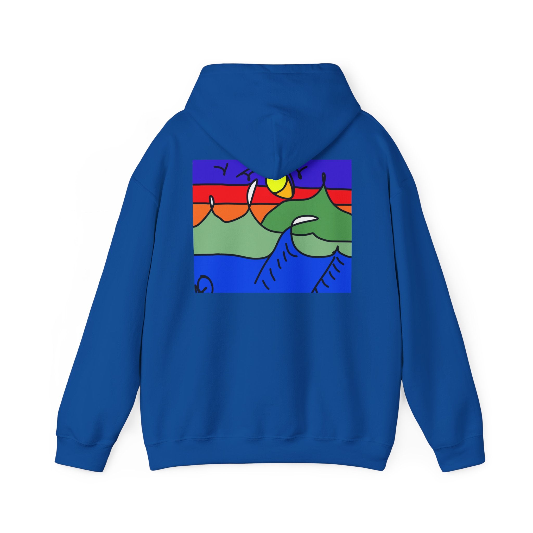 Snowy Peaks - Unisex Heavy Blend™ Hooded Sweatshirt