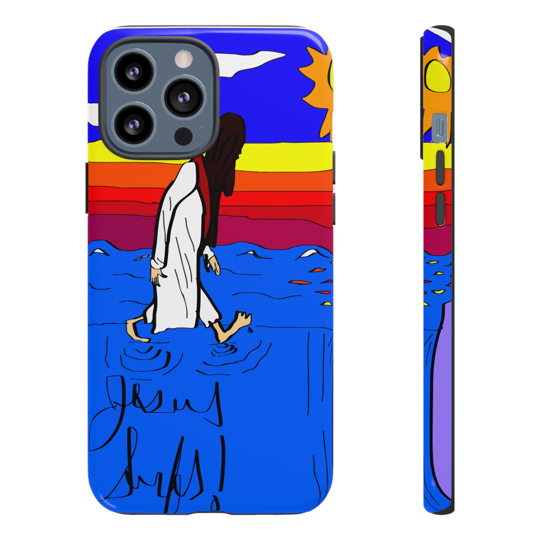Jesus Surfs “Walks On Water” Tough Cases