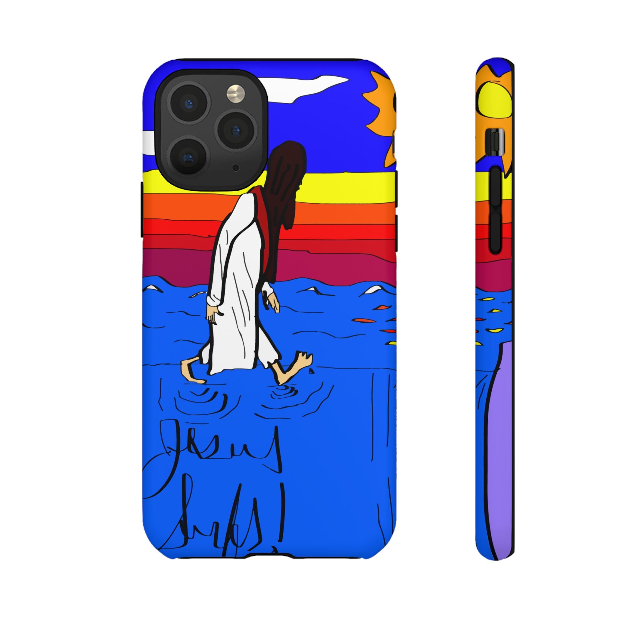 Jesus Surfs “Walks On Water” Tough Cases