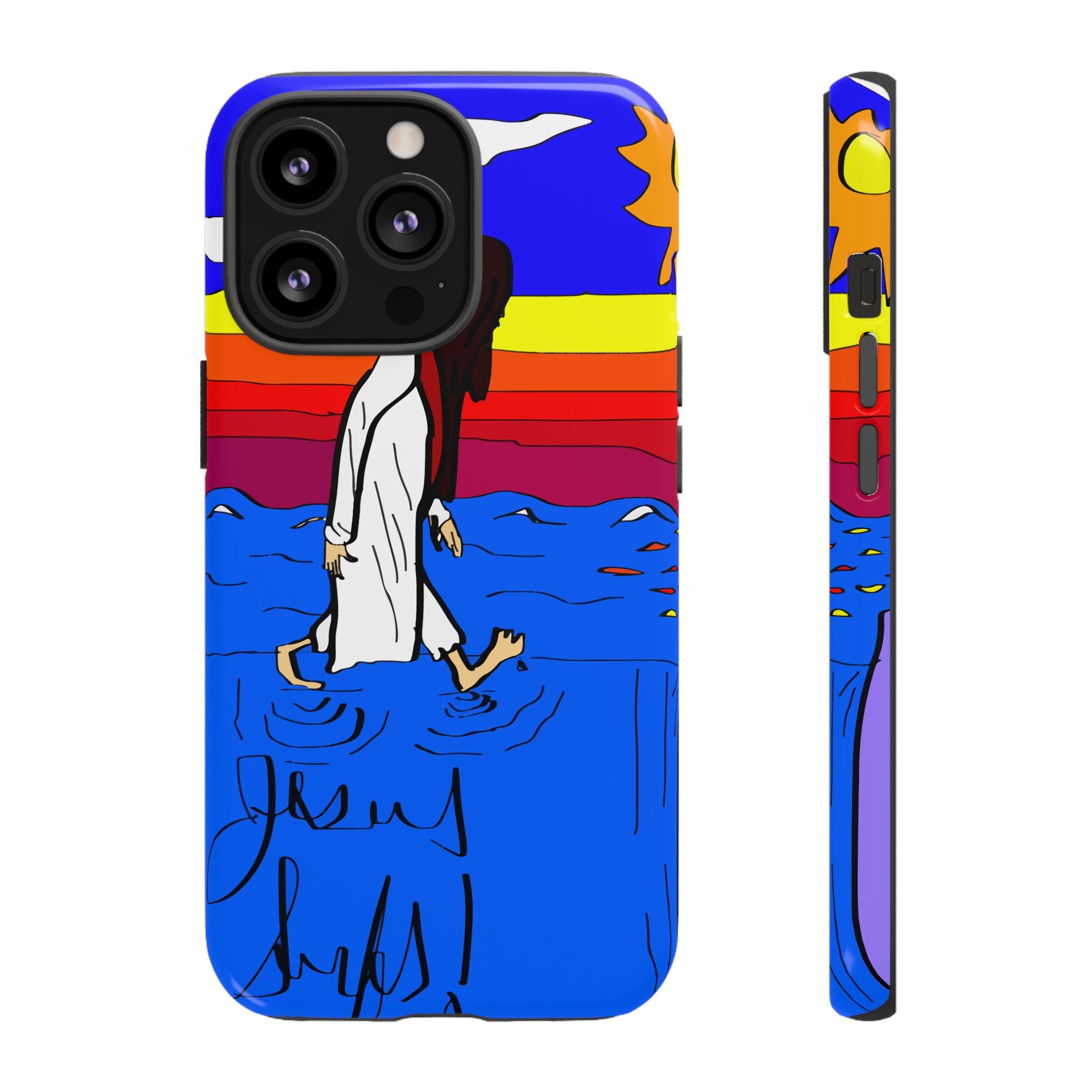 Jesus Surfs “Walks On Water” Tough Cases