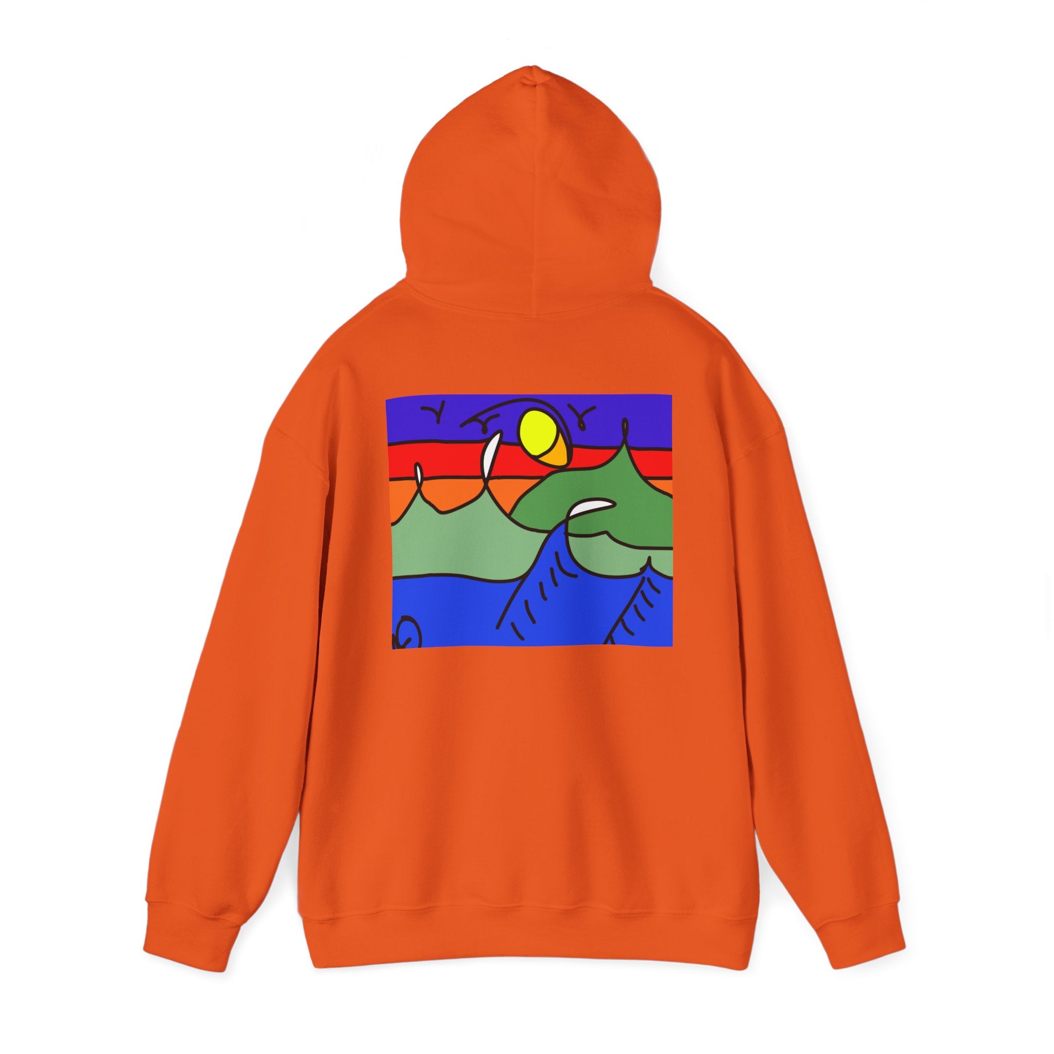 Snowy Peaks - Unisex Heavy Blend™ Hooded Sweatshirt