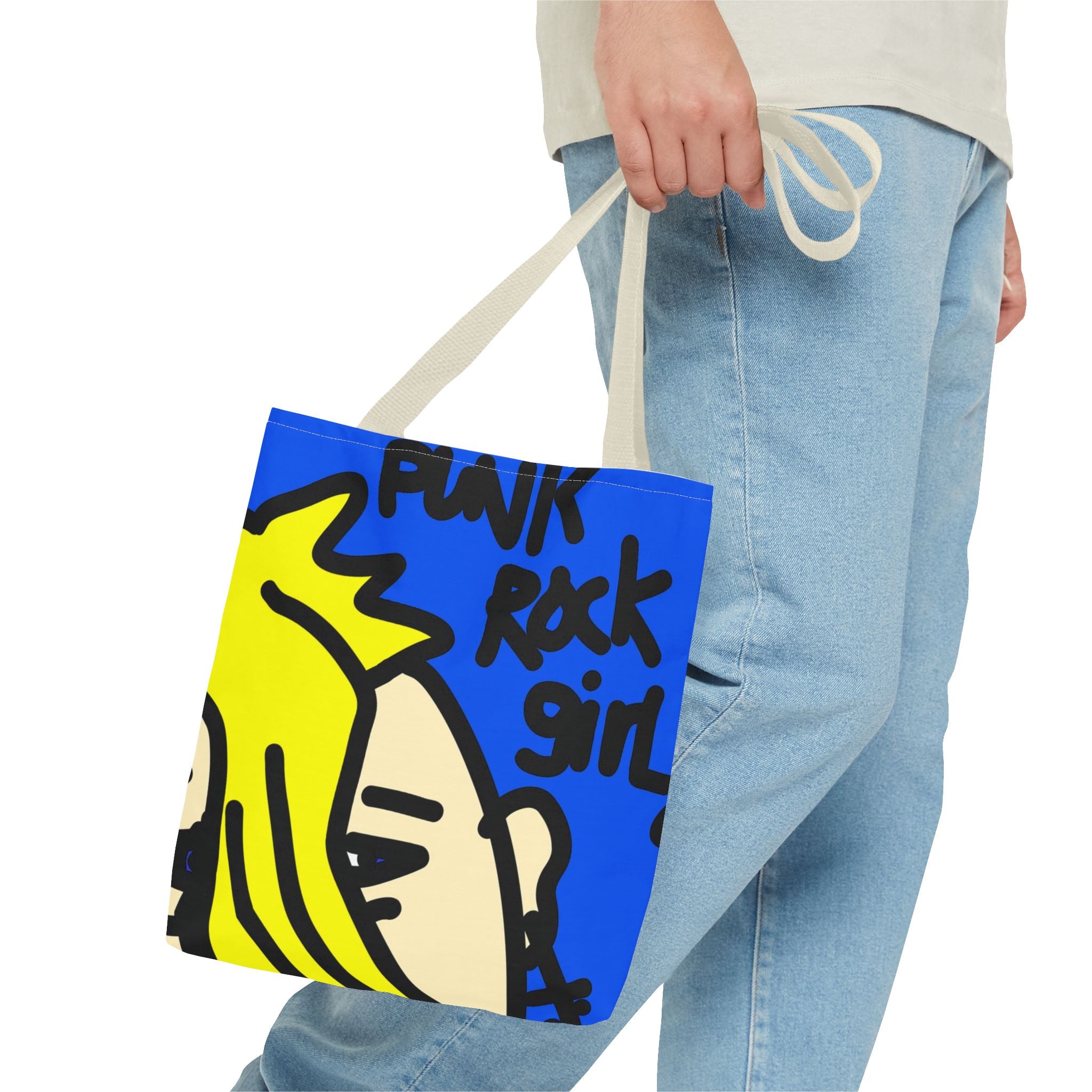 80’s Punk Rock Girl - Tote Bag (AOP)