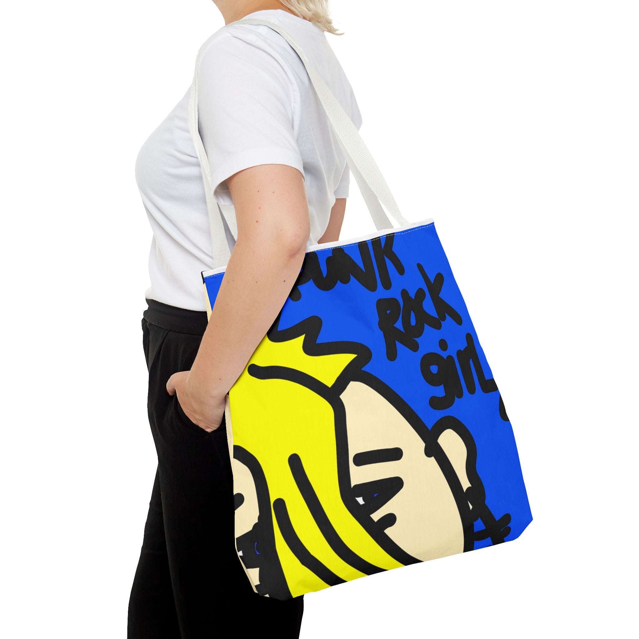 80’s Punk Rock Girl - Tote Bag (AOP)