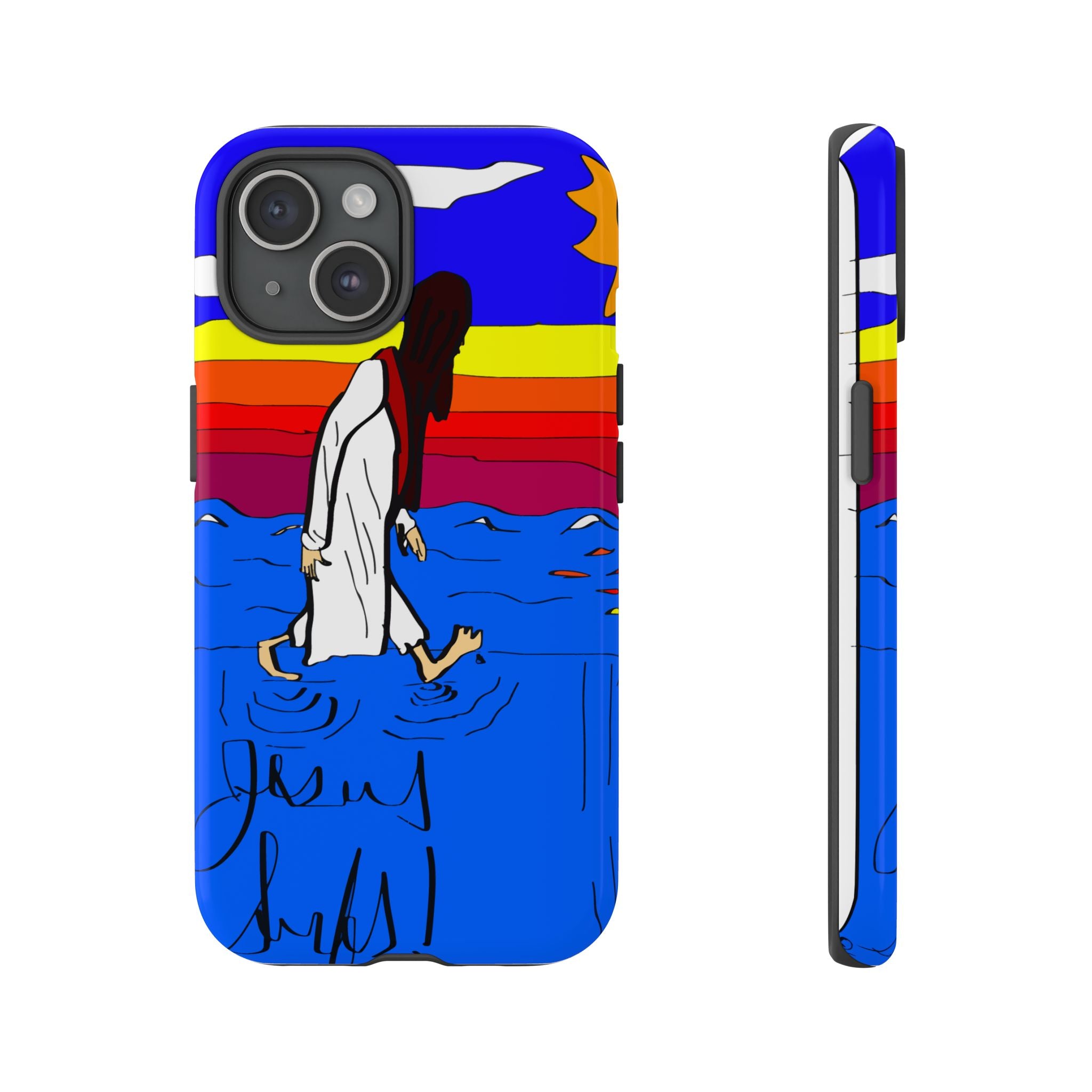 Jesus Surfs “Walks On Water” Tough Cases