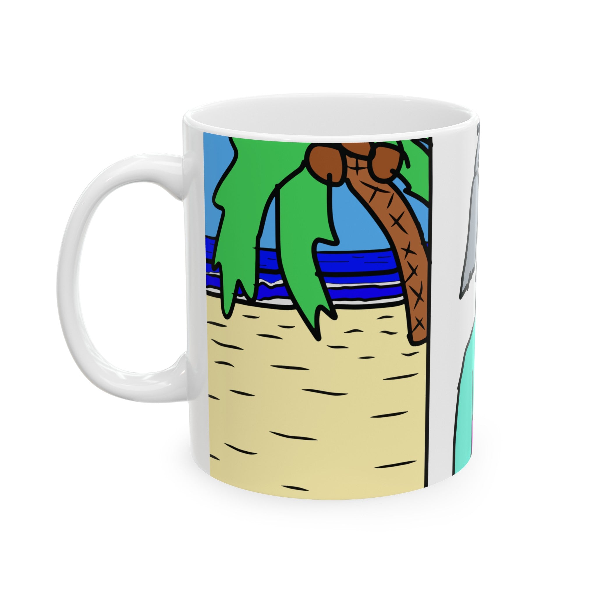 Old Dogs New Tricks - Rufus Ceramic Mug, (11oz, 15oz)