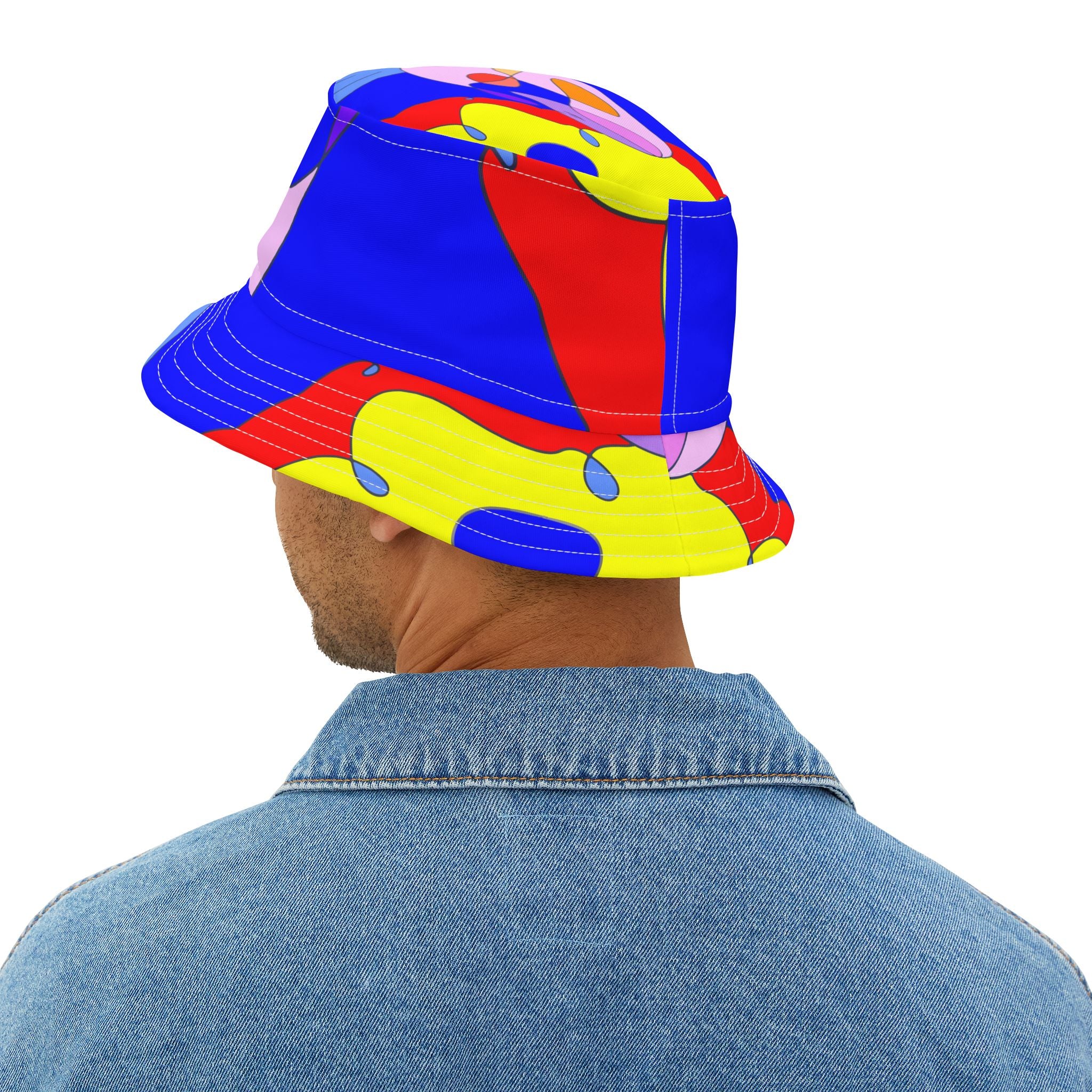 Pink Swan Bucket Hat (AOP)