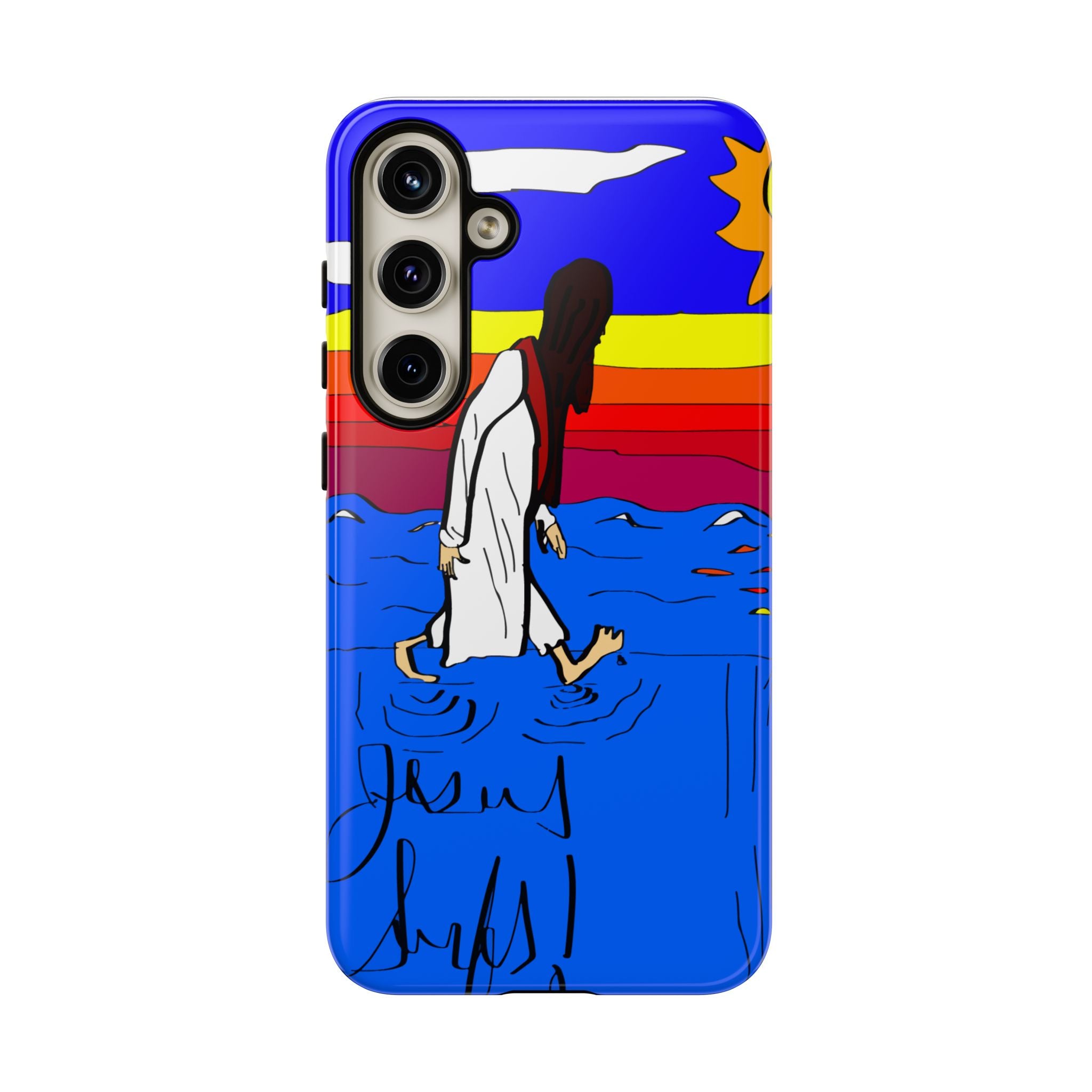 Jesus Surfs “Walks On Water” Tough Cases