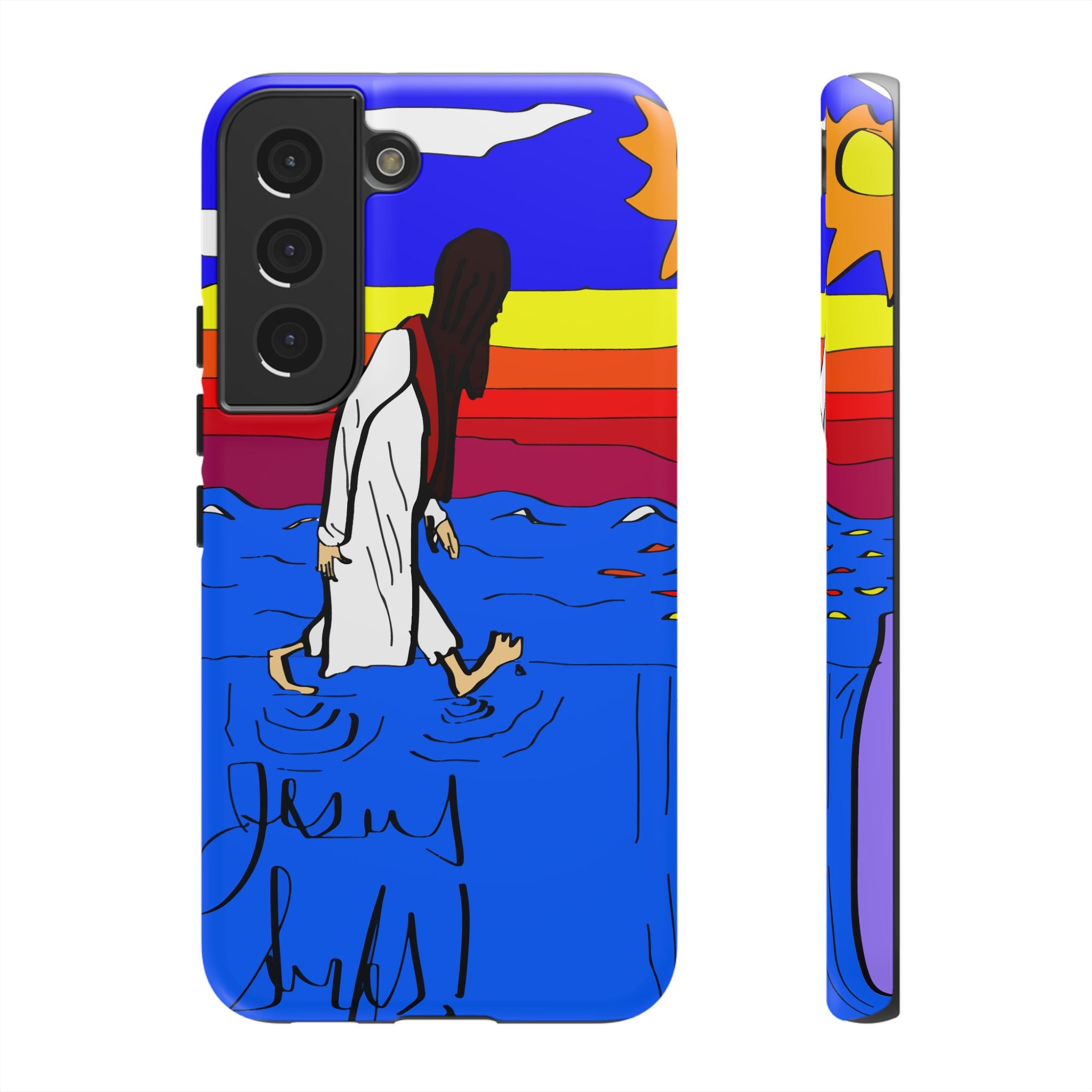 Jesus Surfs “Walks On Water” Tough Cases