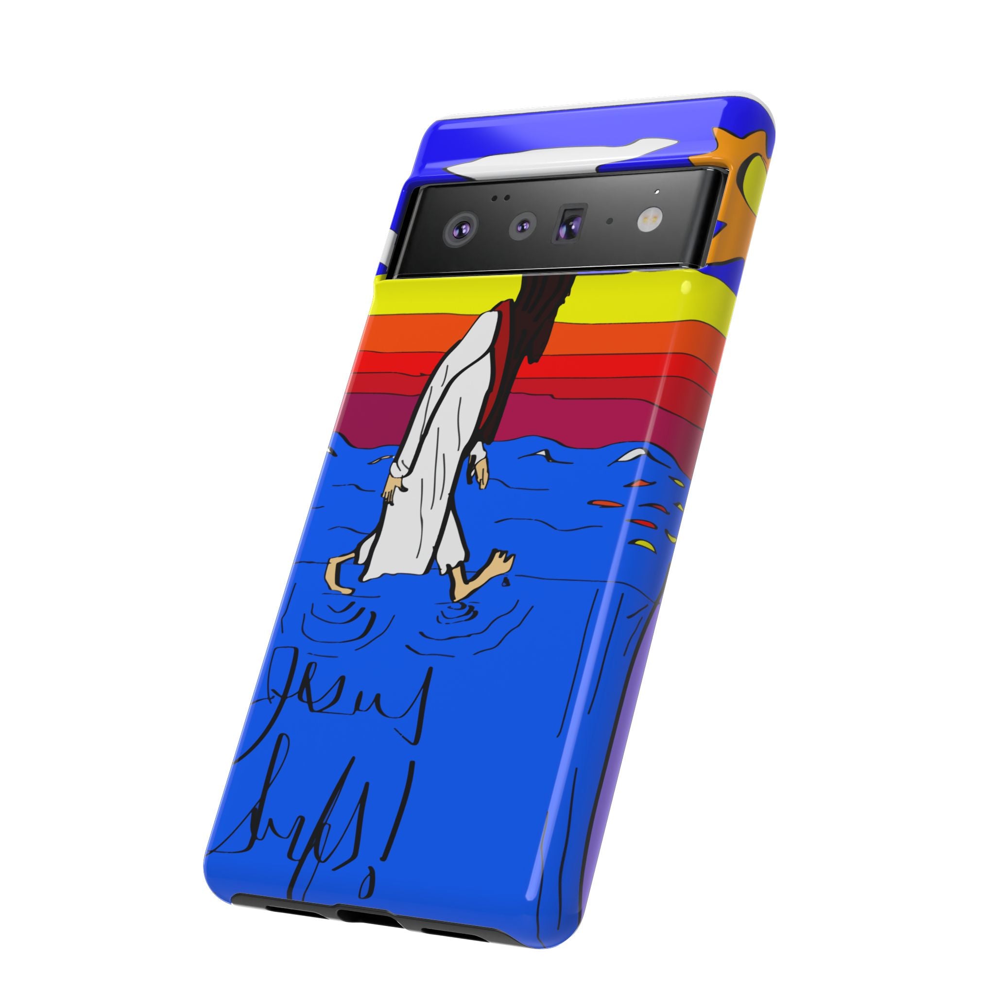 Jesus Surfs “Walks On Water” Tough Cases