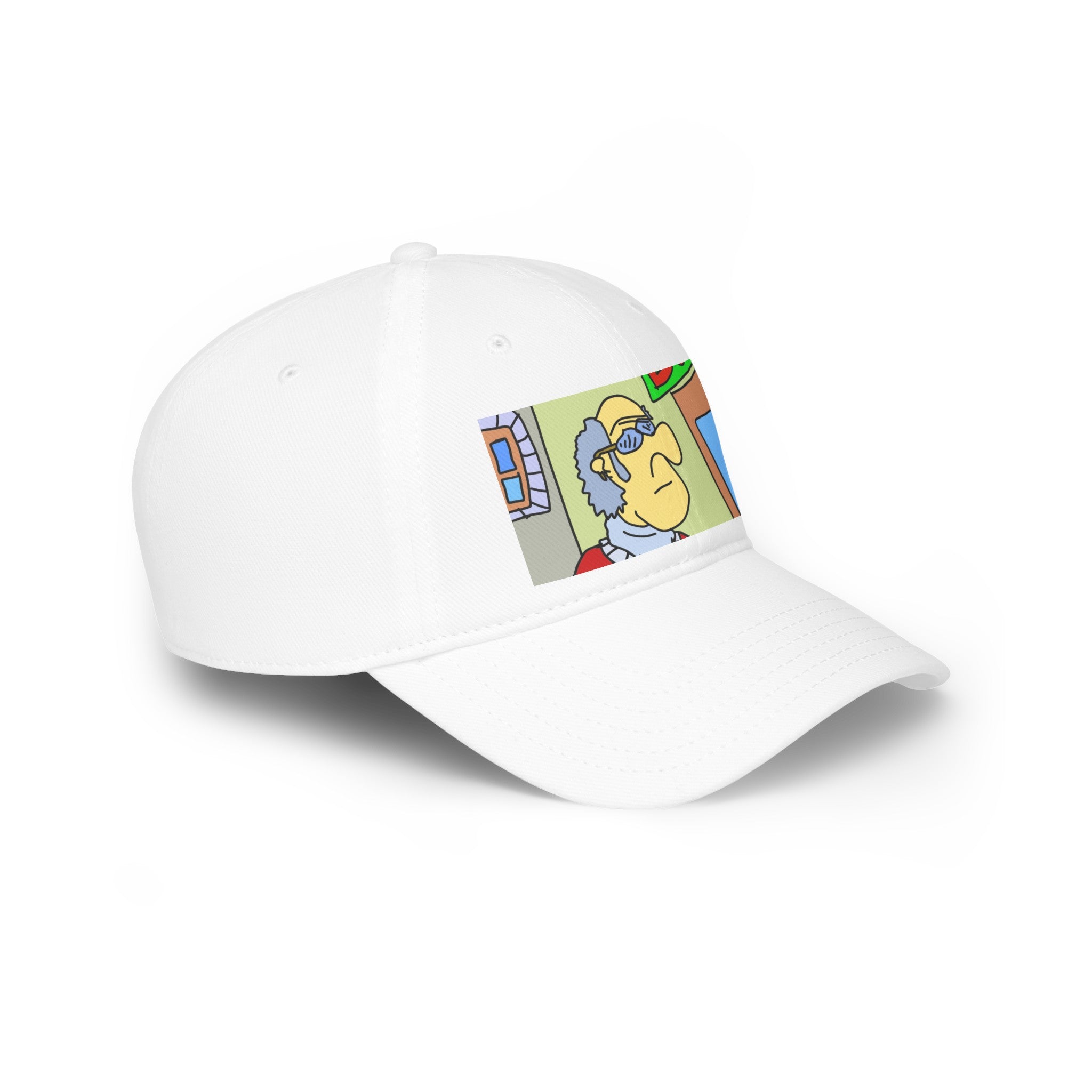Time Traveling Bookstore George Low Profile Baseball Cap