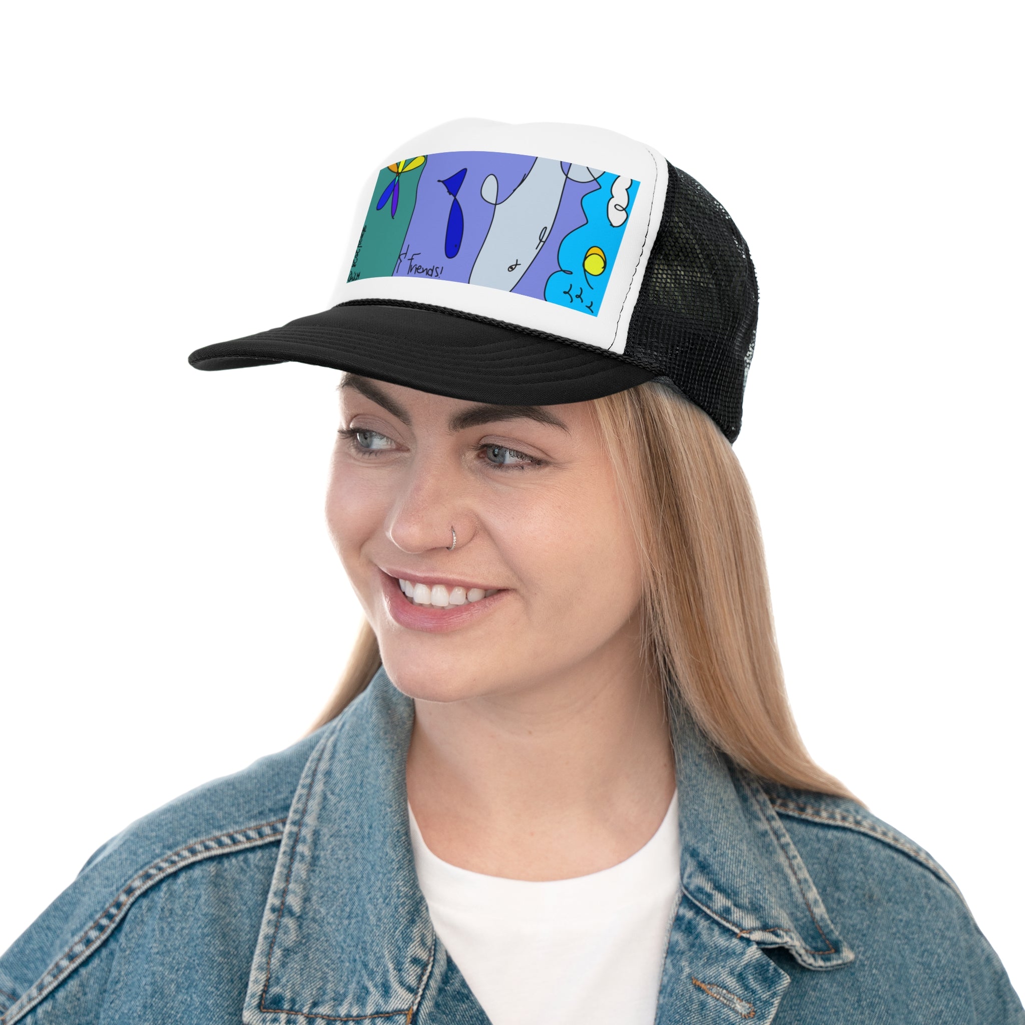 Dolphin & Friends Trucker Caps