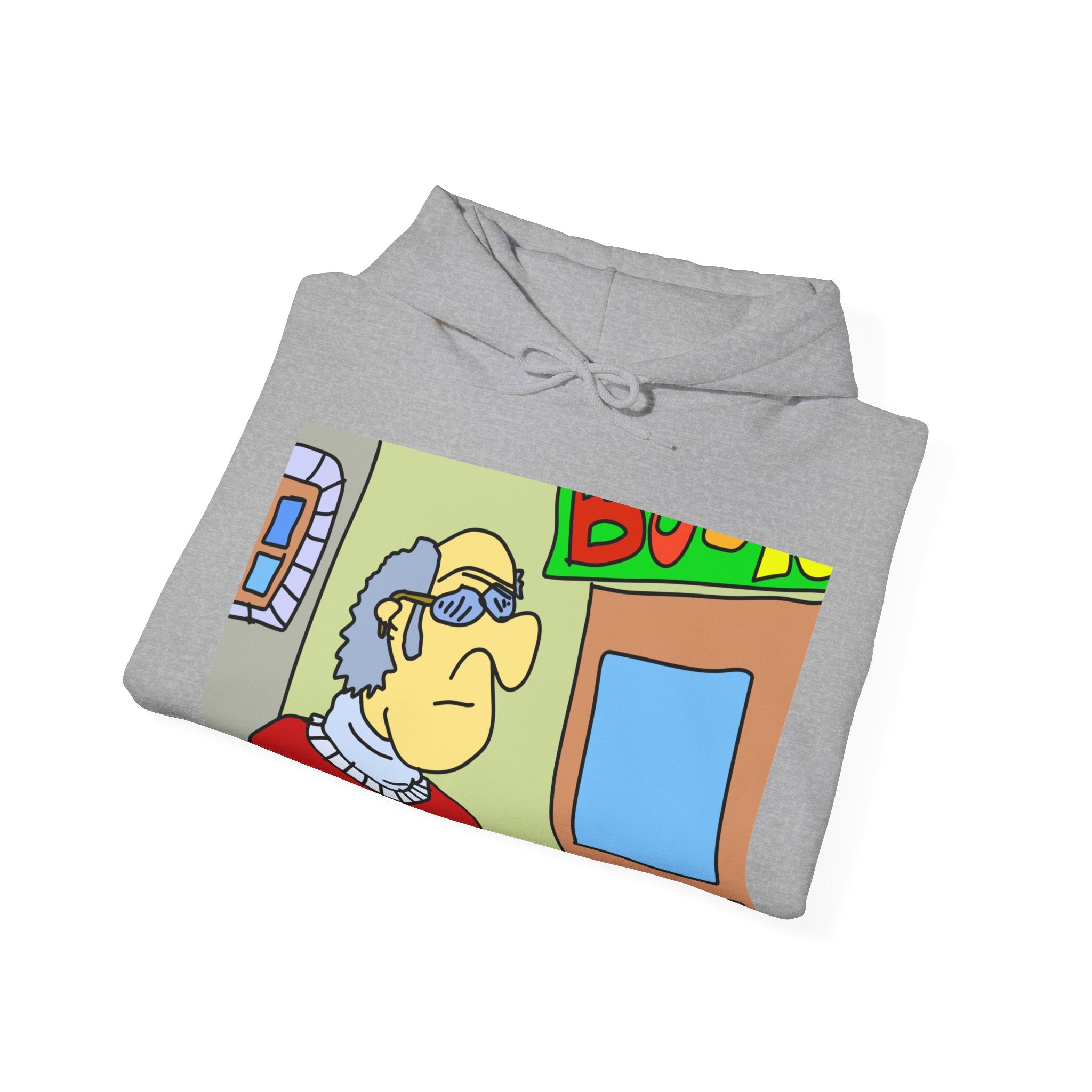 Time Traveling Bookstore George Unisex Heavy Blend™ Hooded Sweatshirt