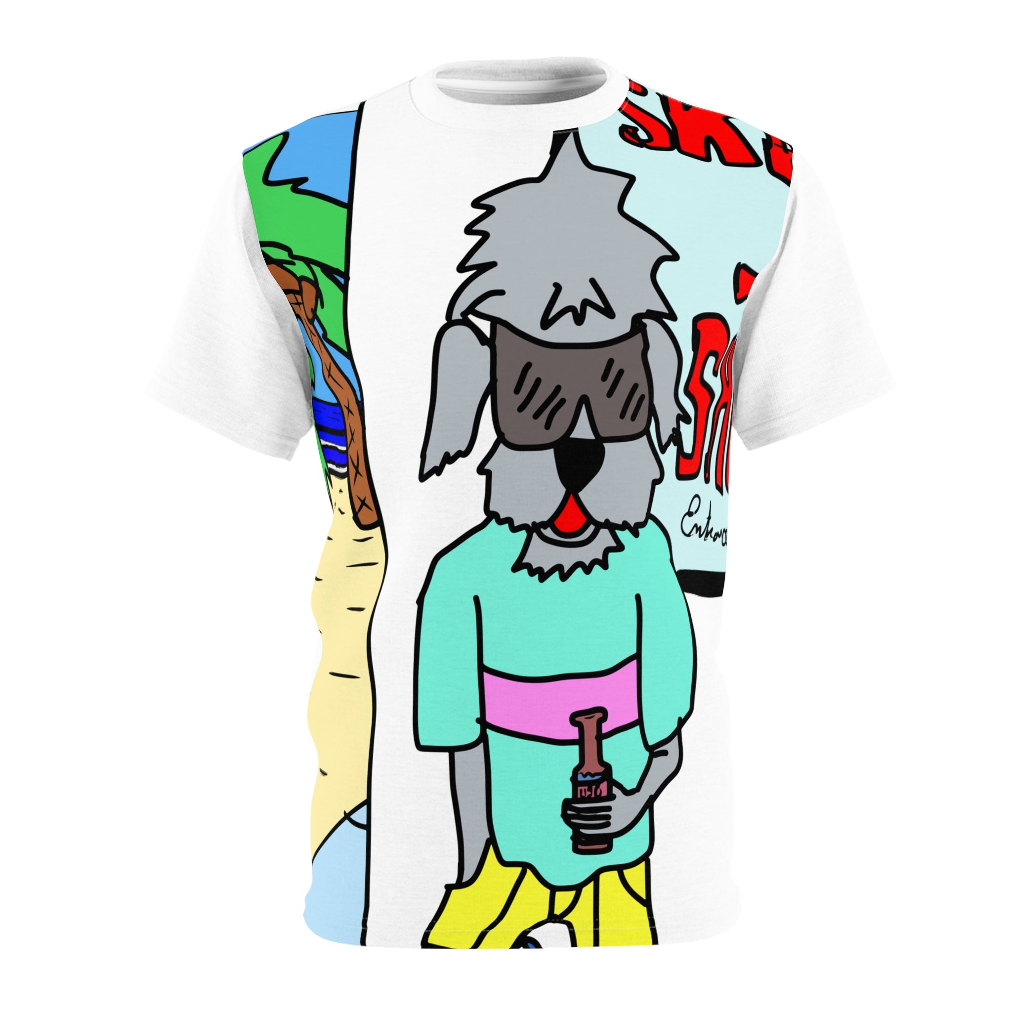 Old Dogs New Tricks - Rufus Unisex Cut & Sew Tee (AOP)