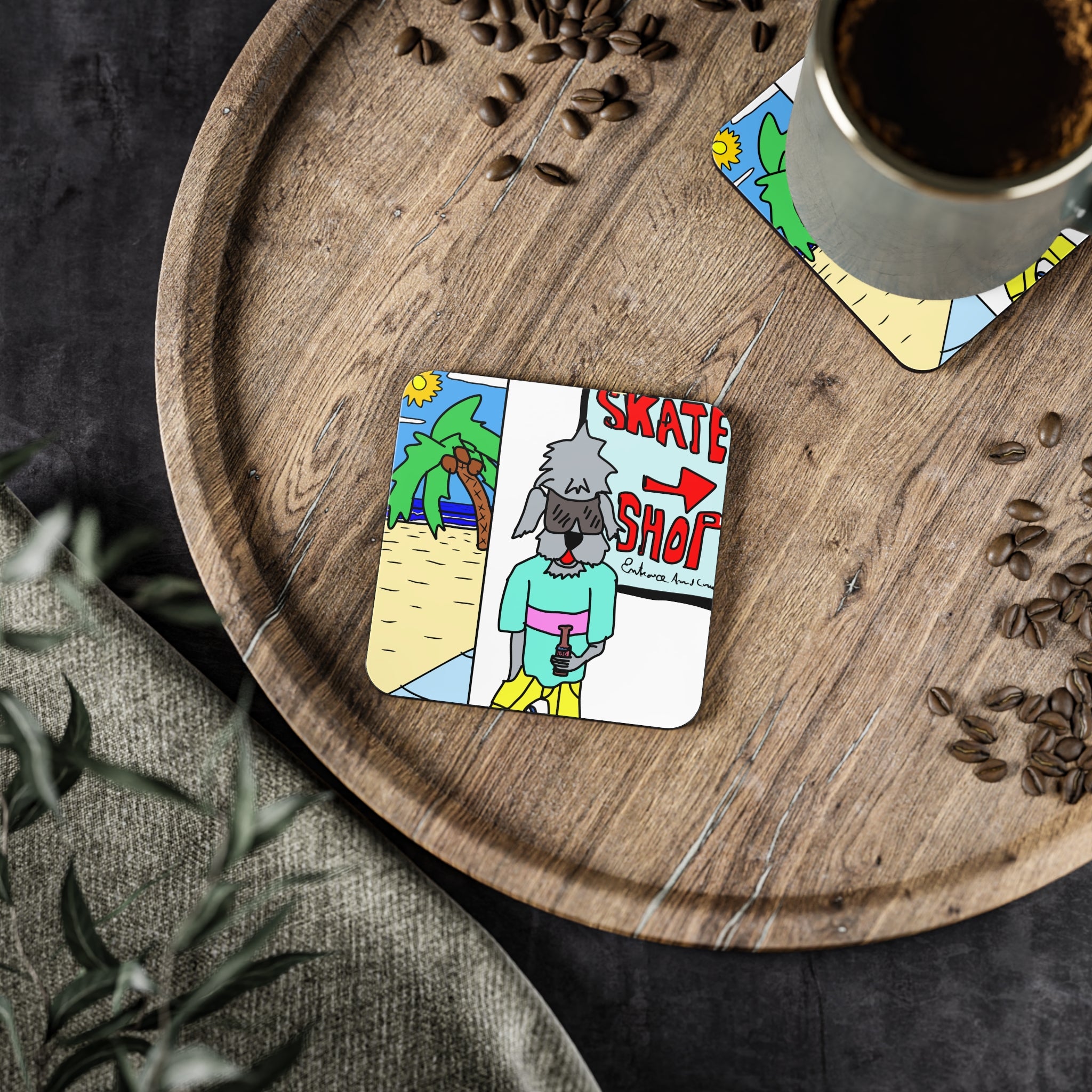 Old Dogs New Tricks - Rufus Coasters