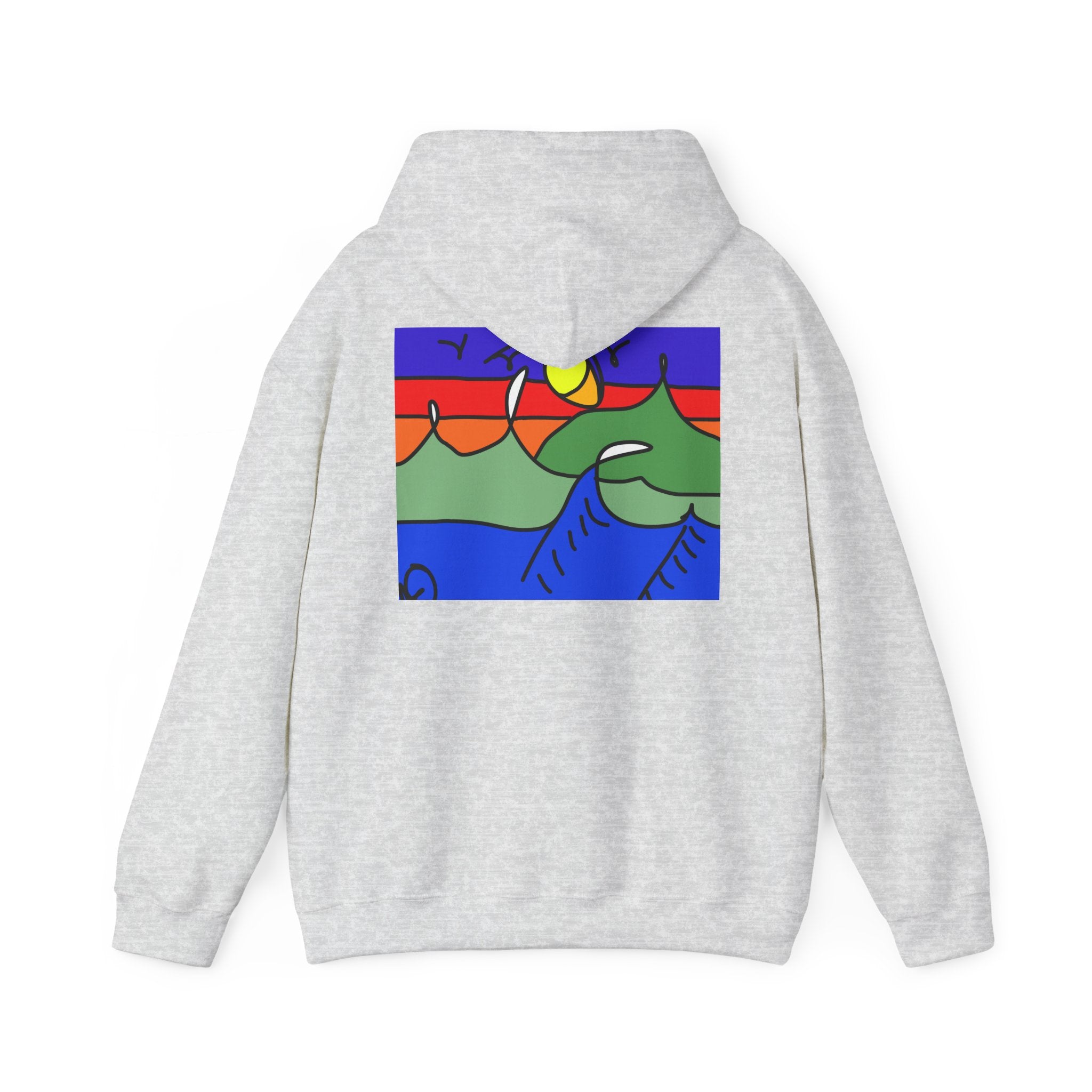 Snowy Peaks - Unisex Heavy Blend™ Hooded Sweatshirt