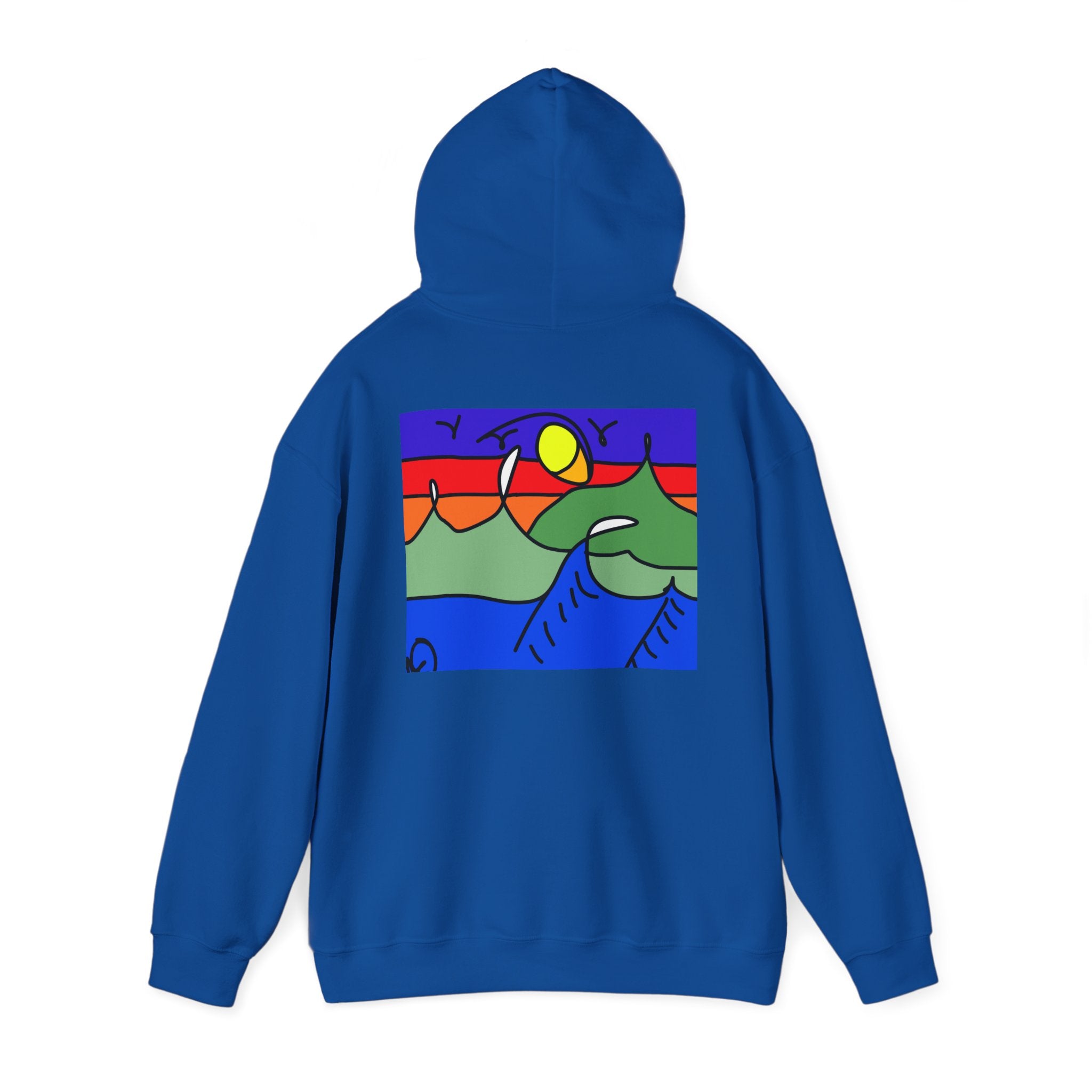 Snowy Peaks - Unisex Heavy Blend™ Hooded Sweatshirt