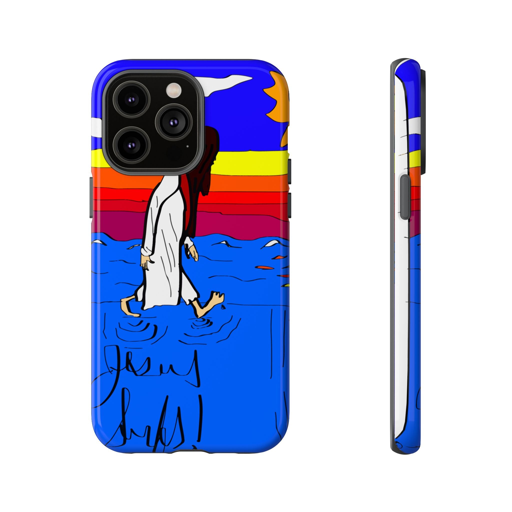 Jesus Surfs “Walks On Water” Tough Cases