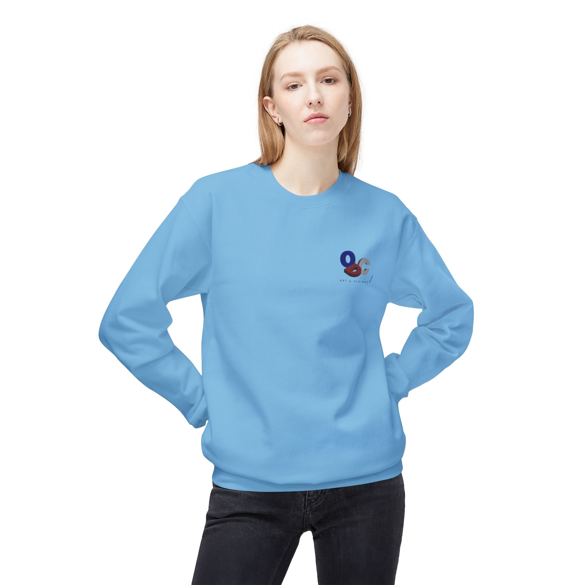 Snowy Peaks - Unisex Midweight Softstyle Fleece Crewneck Sweatshirt