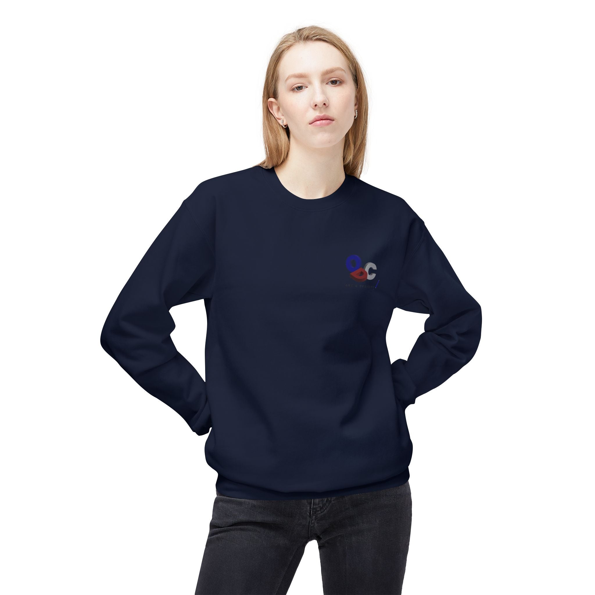 Snowy Peaks - Unisex Midweight Softstyle Fleece Crewneck Sweatshirt
