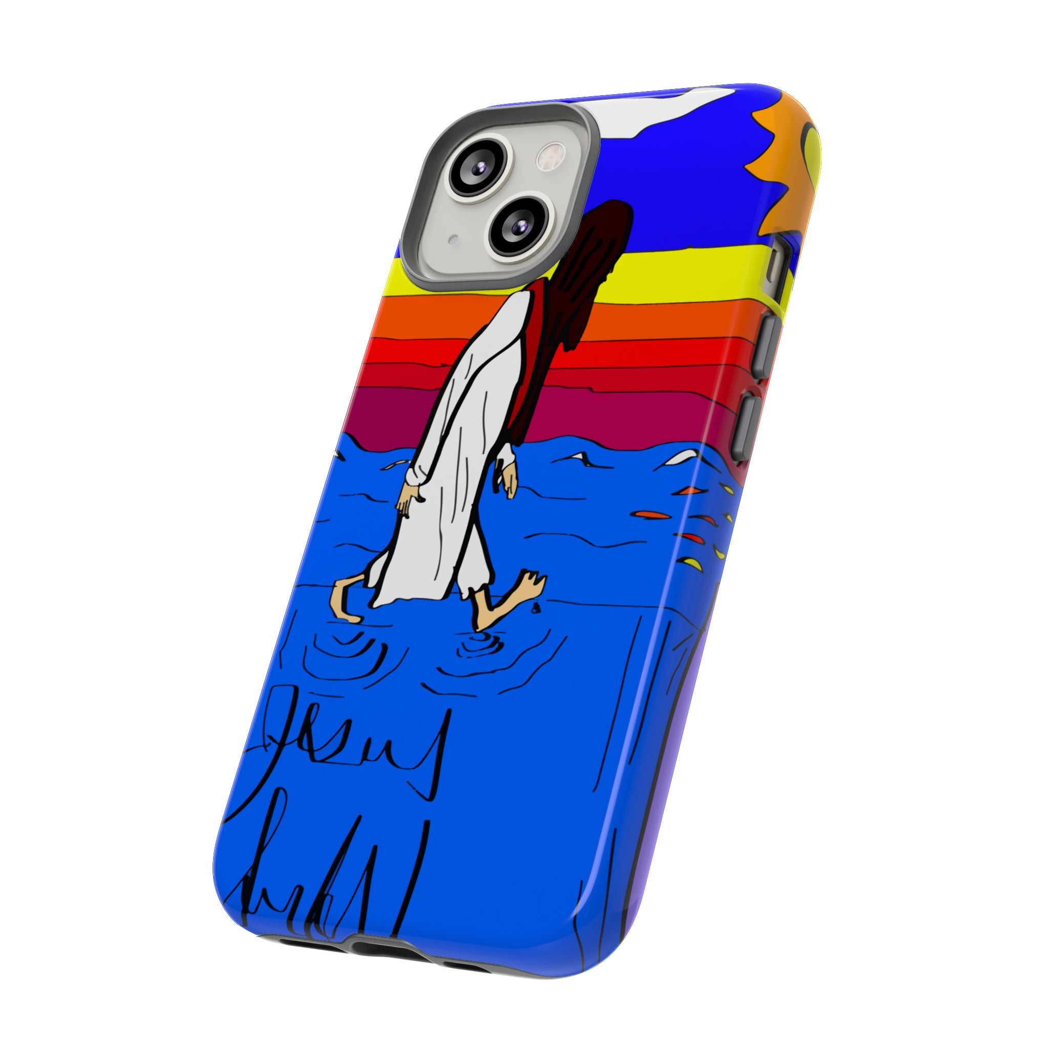Jesus Surfs “Walks On Water” Tough Cases
