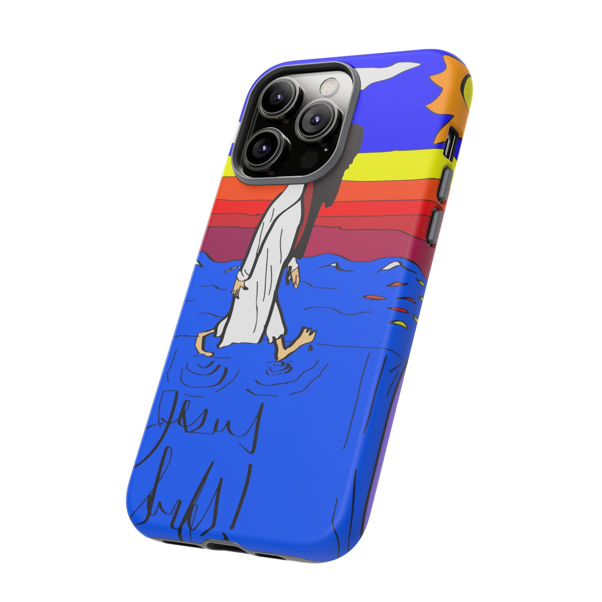 Jesus Surfs “Walks On Water” Tough Cases