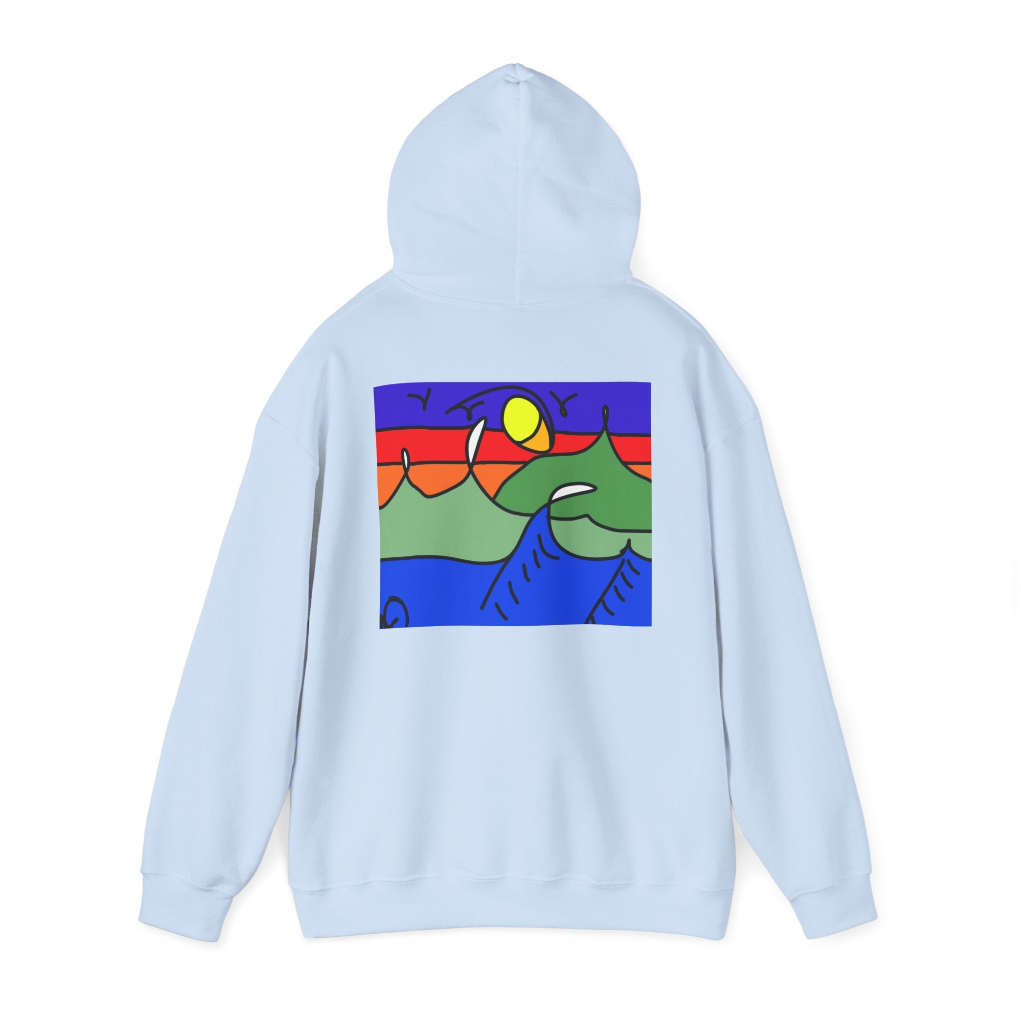 Snowy Peaks - Unisex Heavy Blend™ Hooded Sweatshirt