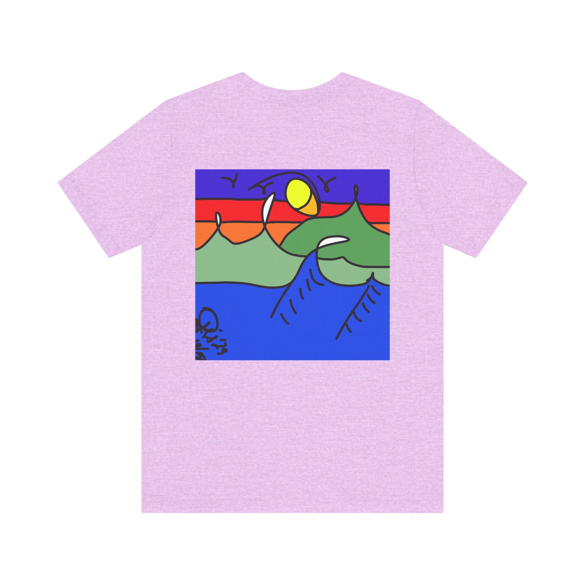 Snowy Peaks - Unisex Jersey Short Sleeve Tee