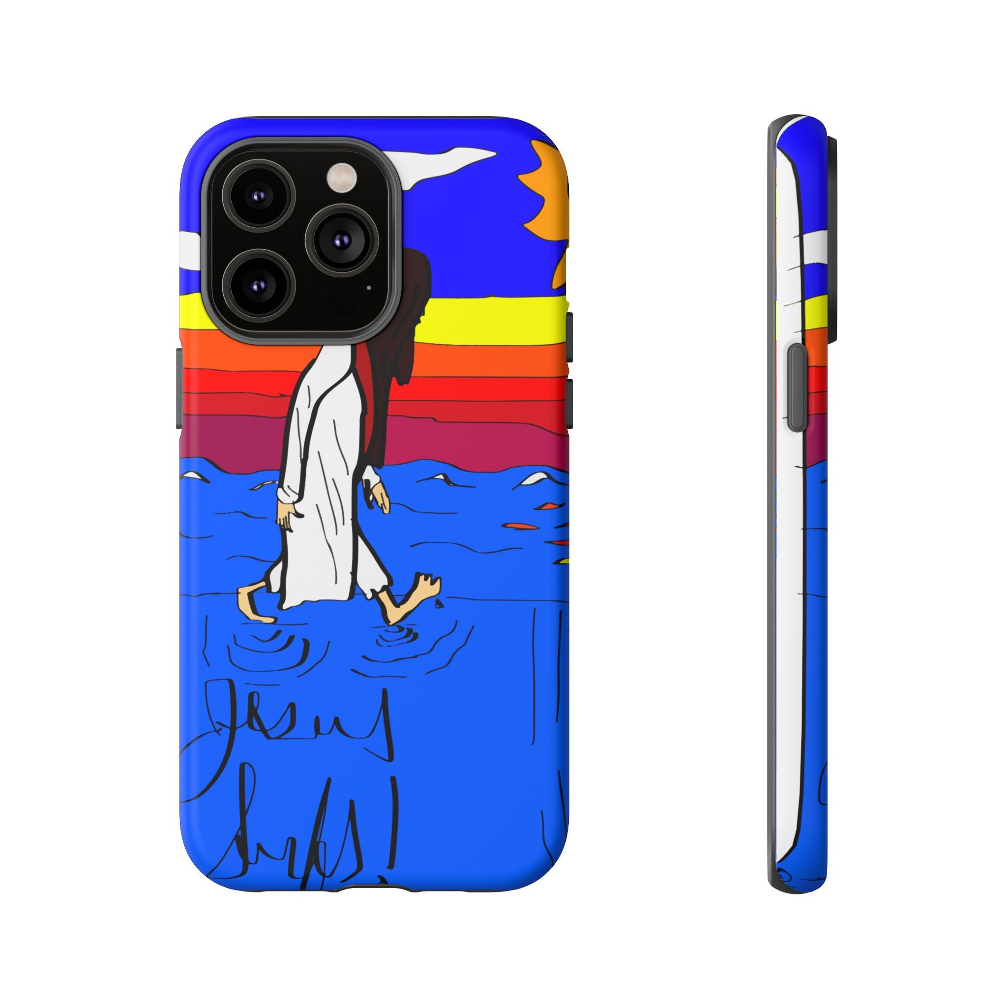 Jesus Surfs “Walks On Water” Tough Cases
