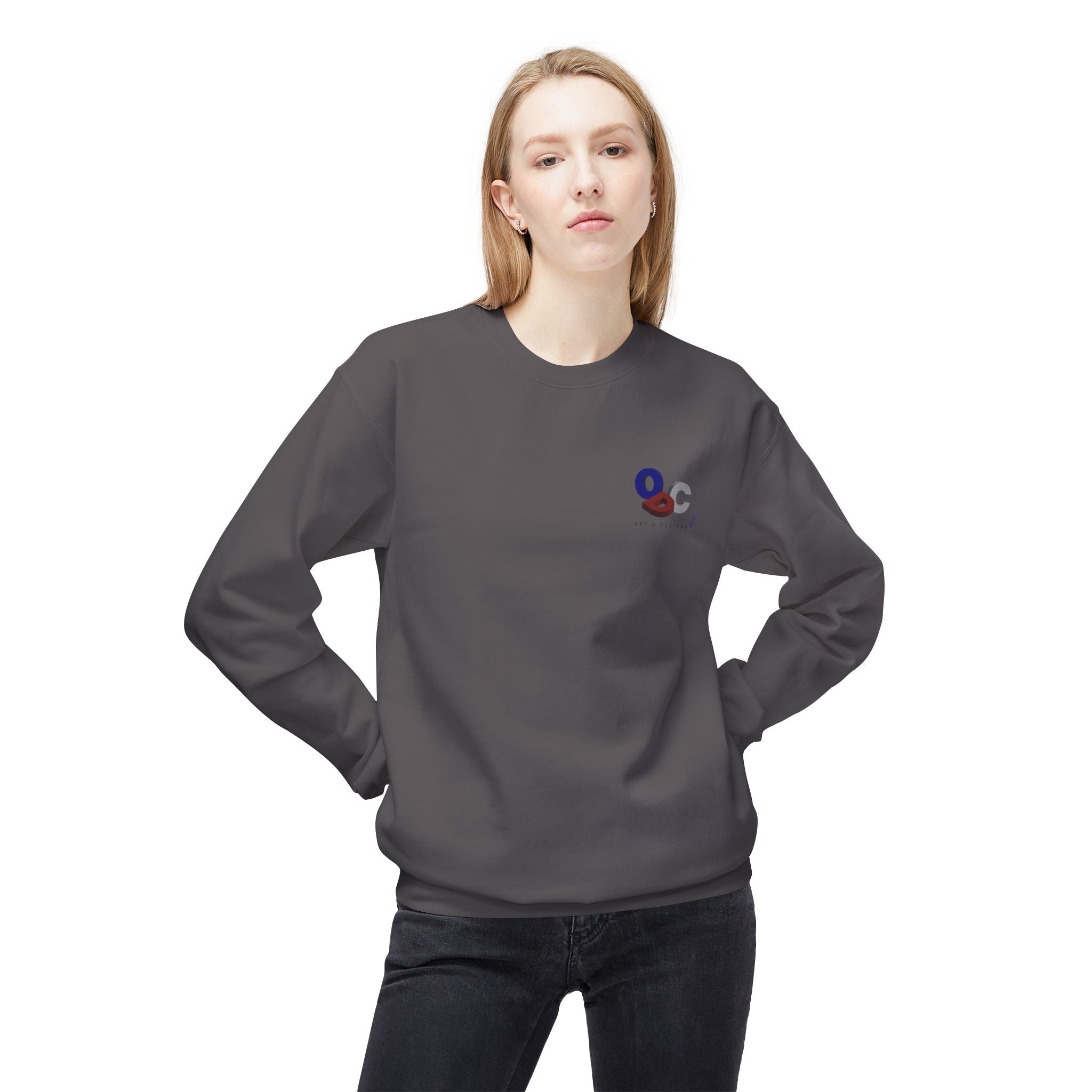 Snowy Peaks - Unisex Midweight Softstyle Fleece Crewneck Sweatshirt