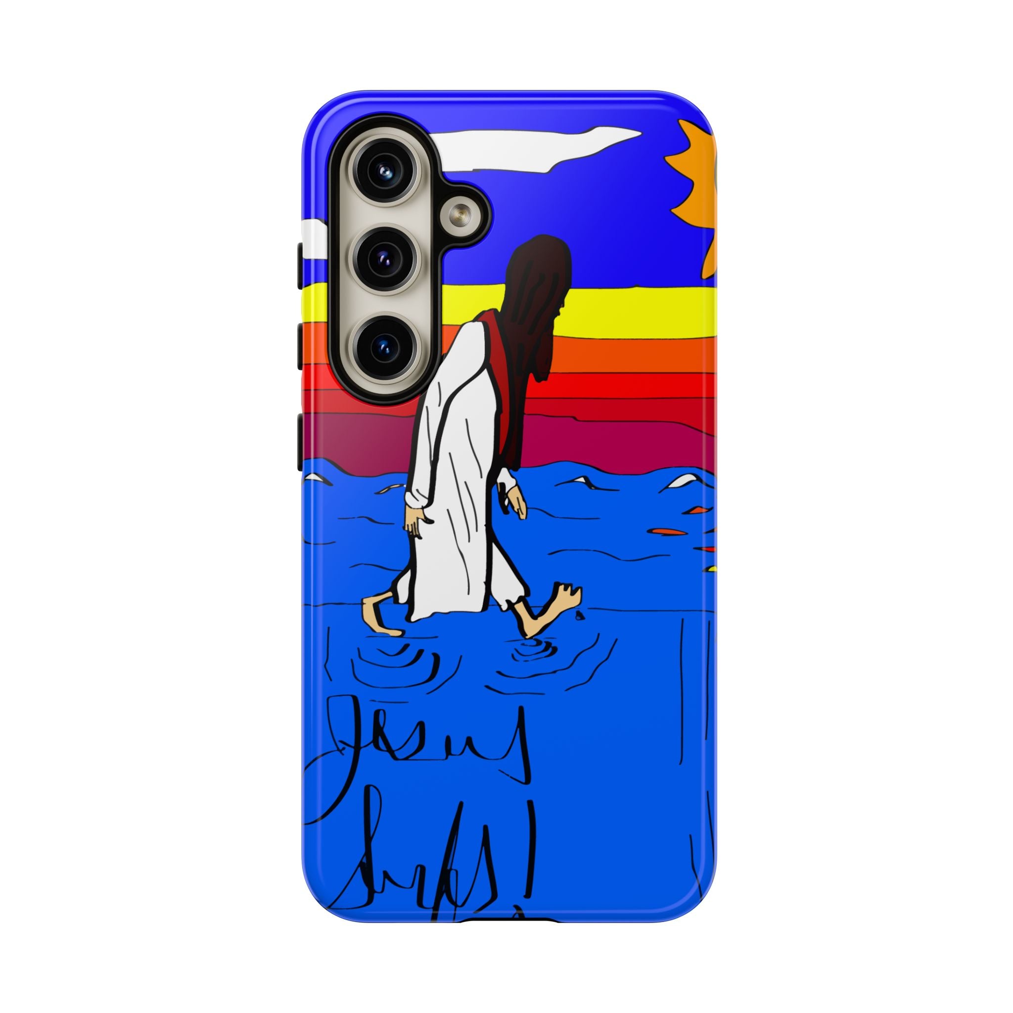 Jesus Surfs “Walks On Water” Tough Cases