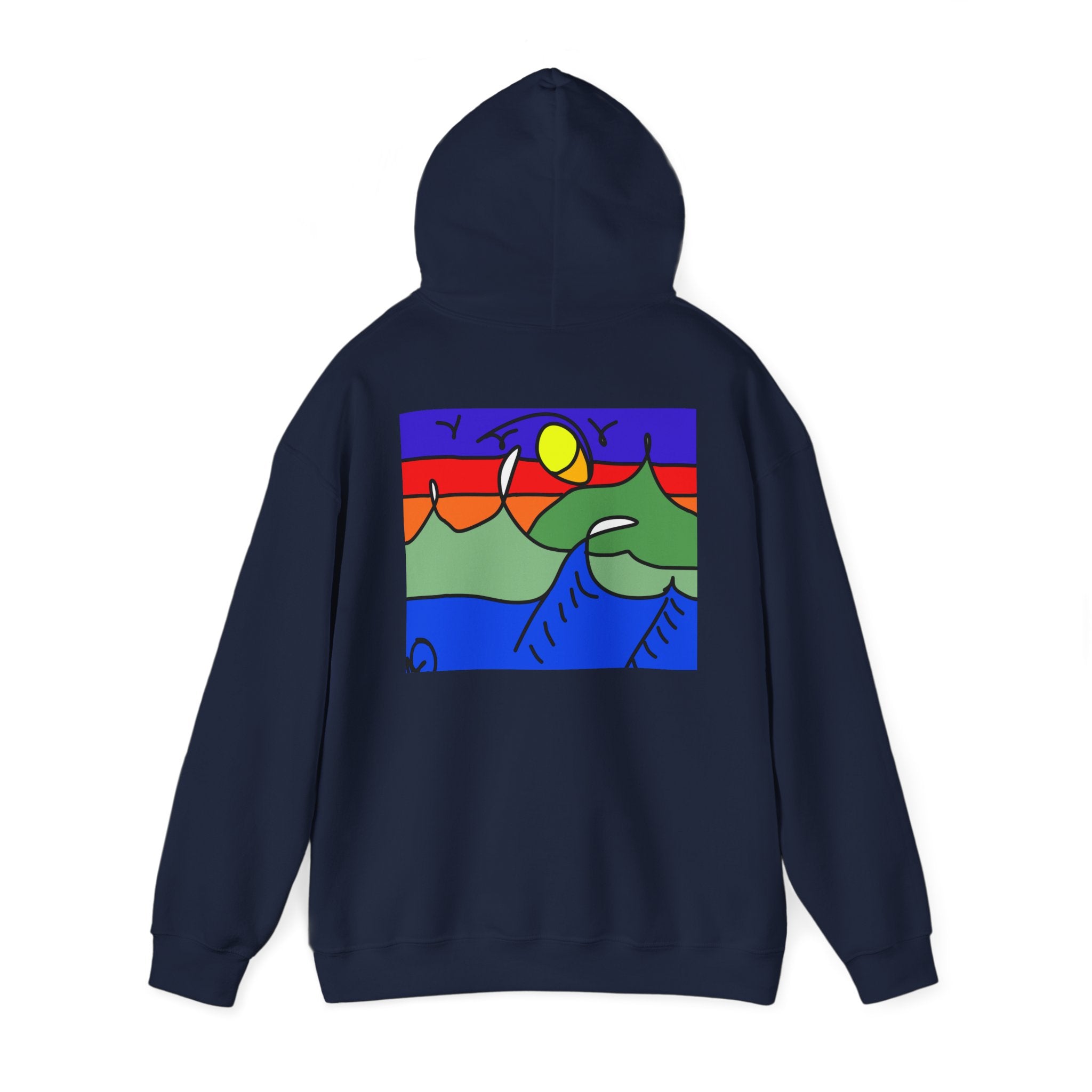 Snowy Peaks - Unisex Heavy Blend™ Hooded Sweatshirt