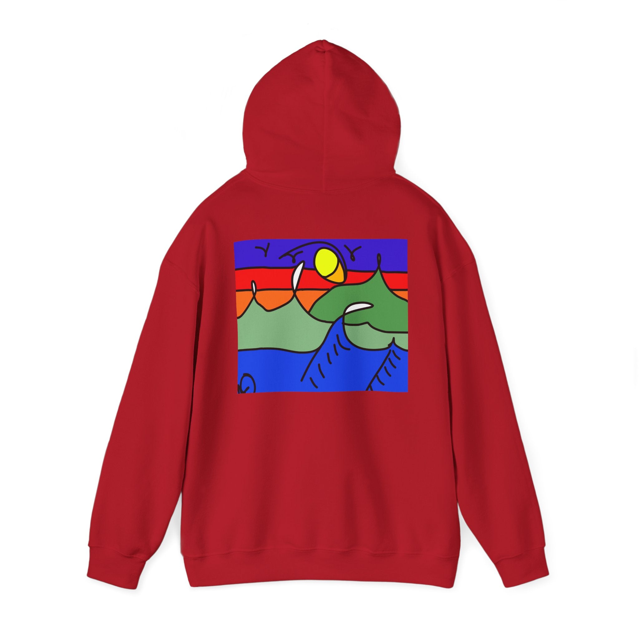 Snowy Peaks - Unisex Heavy Blend™ Hooded Sweatshirt