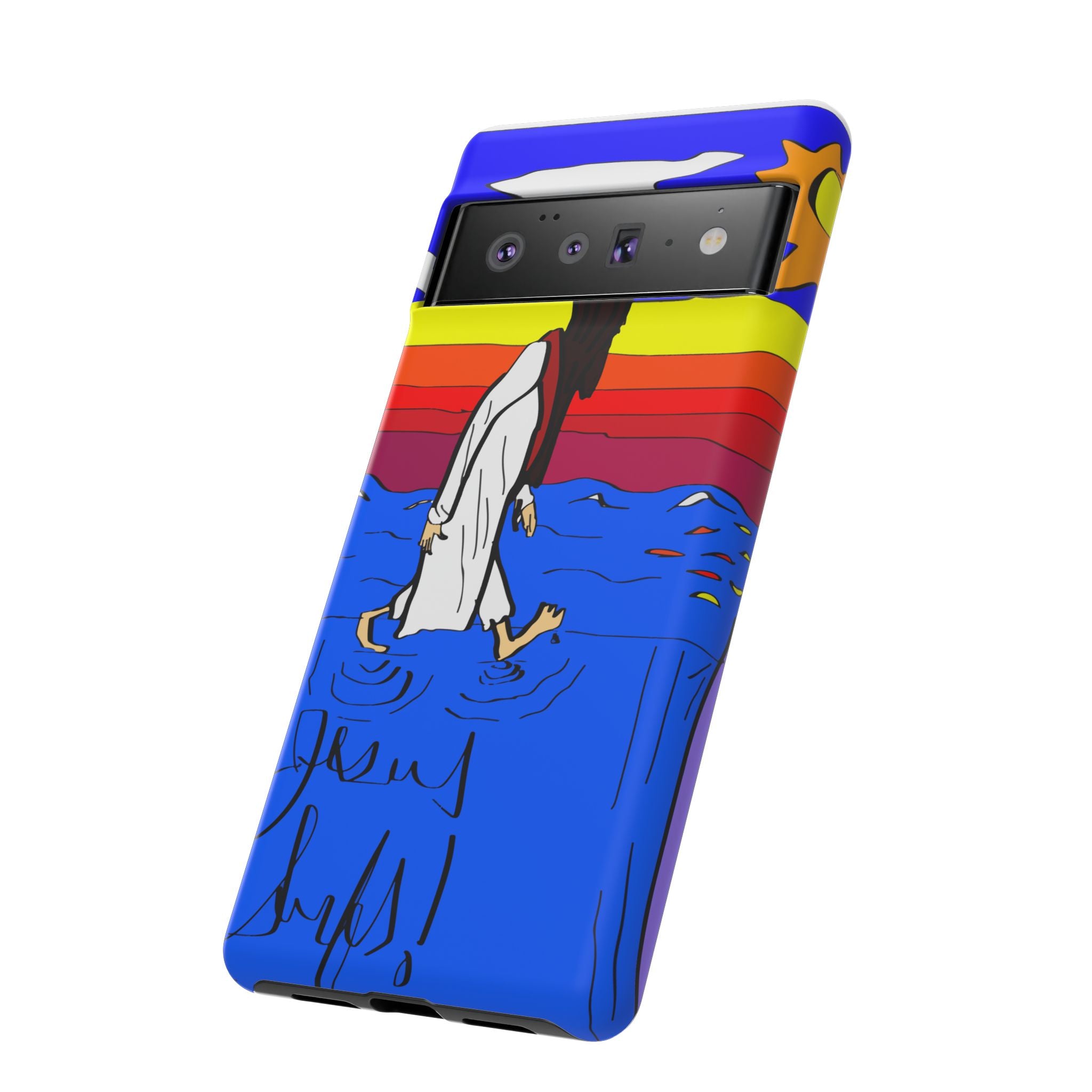 Jesus Surfs “Walks On Water” Tough Cases