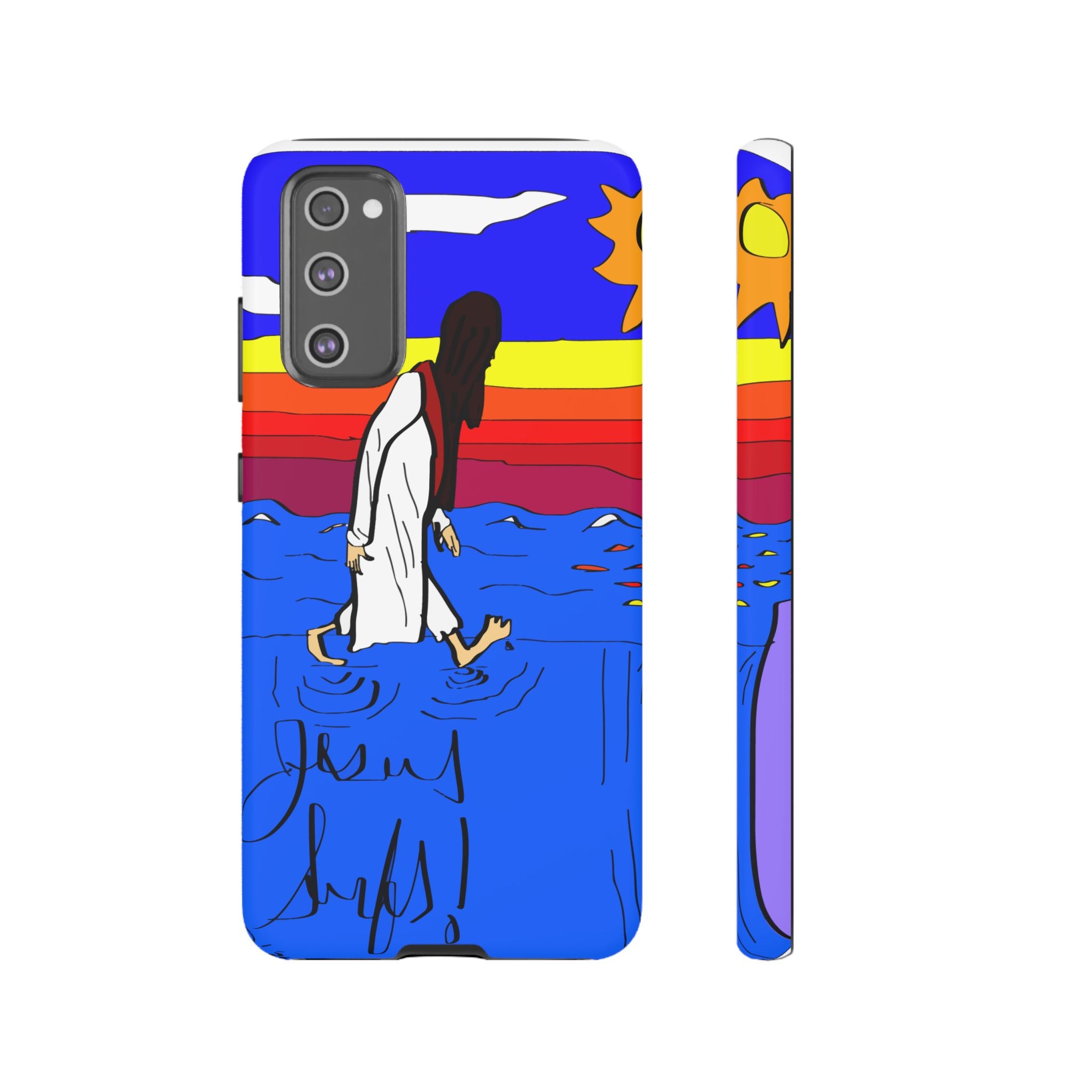 Jesus Surfs “Walks On Water” Tough Cases