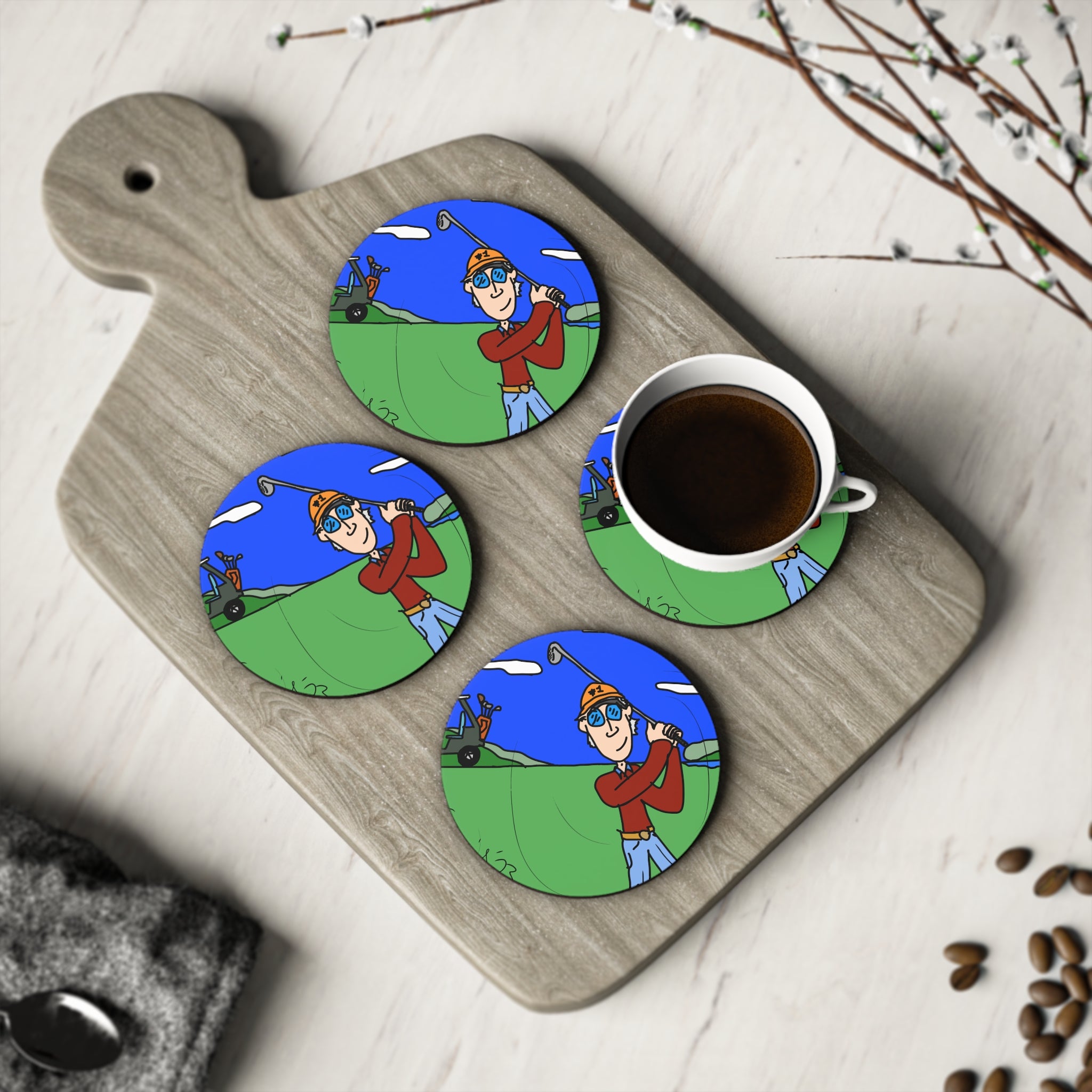 Hole In 1 Coasters
