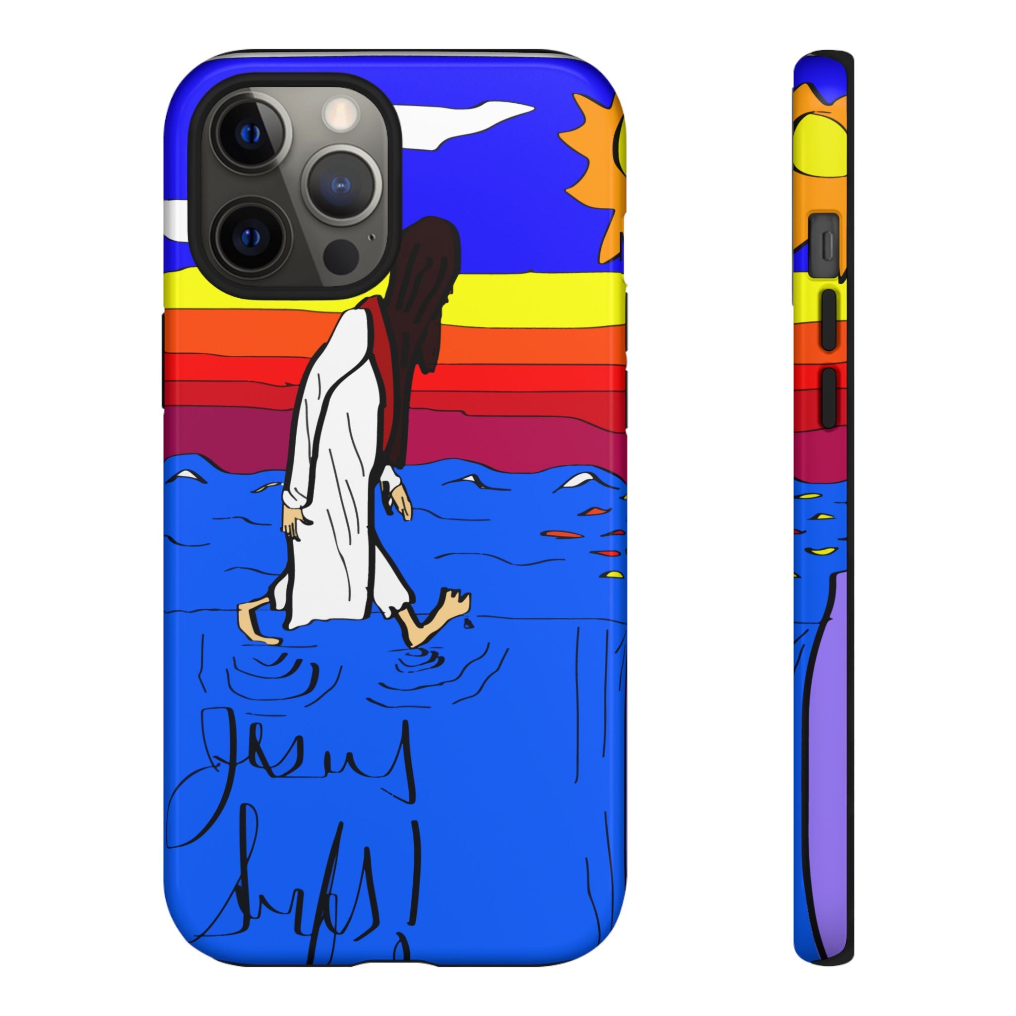 Jesus Surfs “Walks On Water” Tough Cases