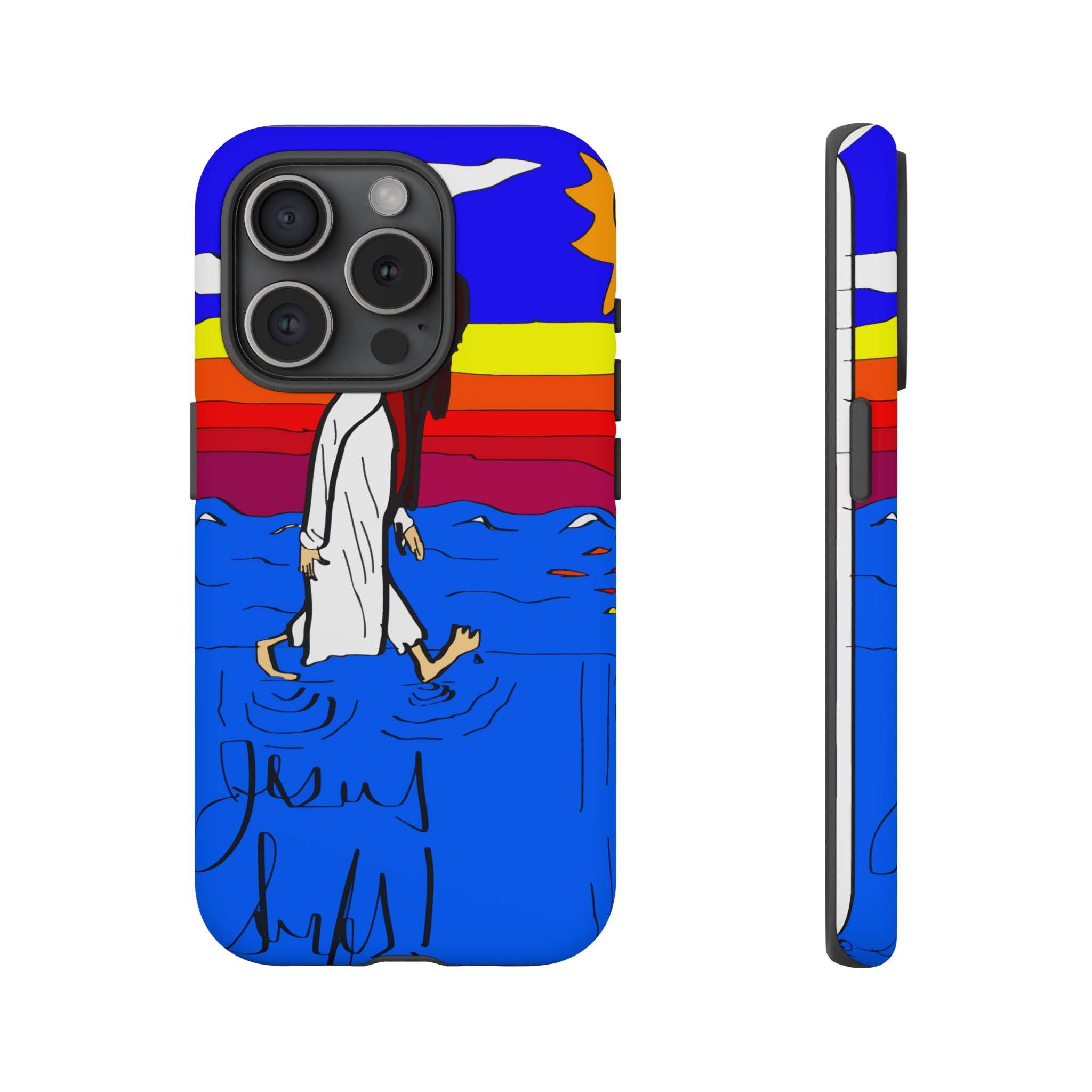 Jesus Surfs “Walks On Water” Tough Cases