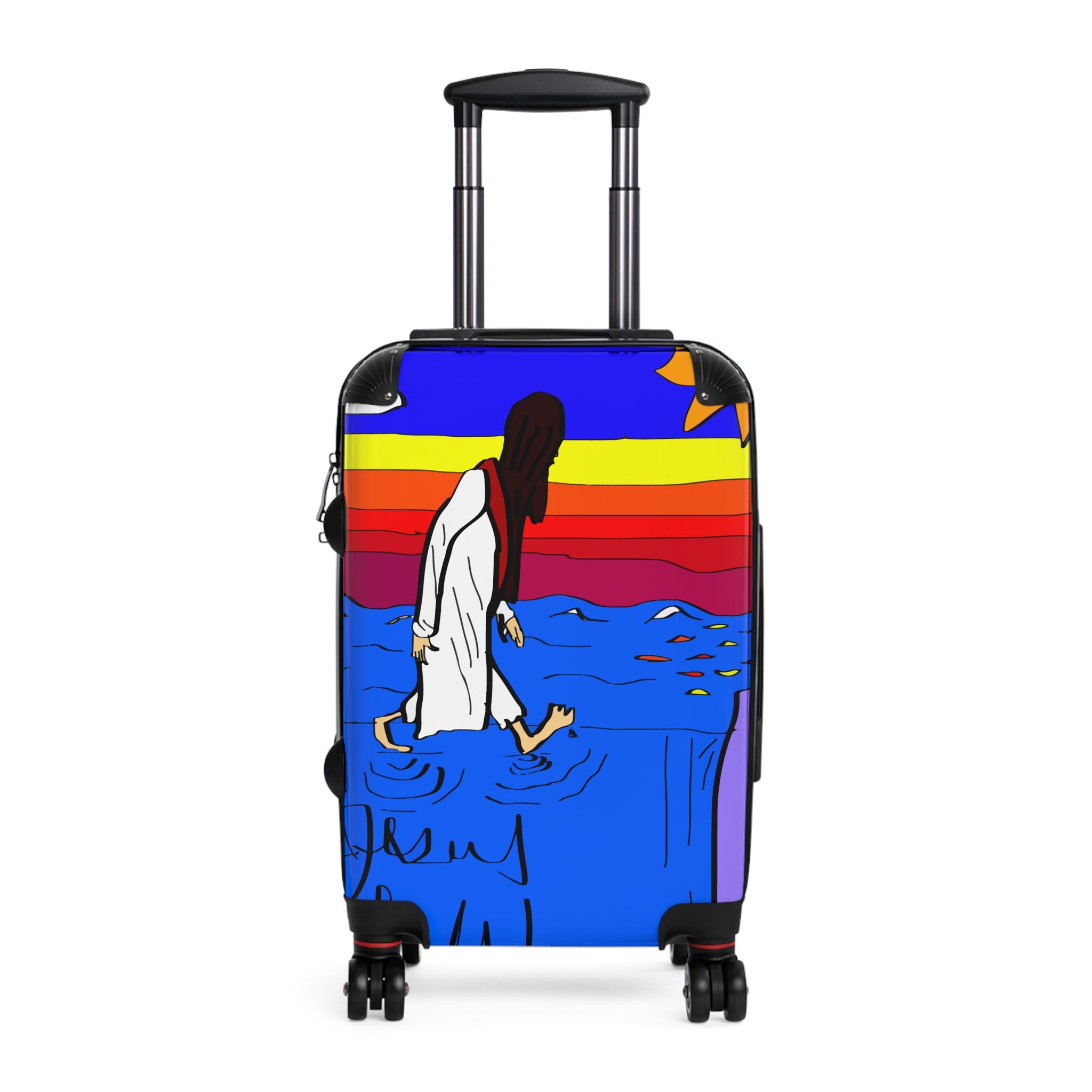 Jesus Surfs “Walks On Water” Suitcase