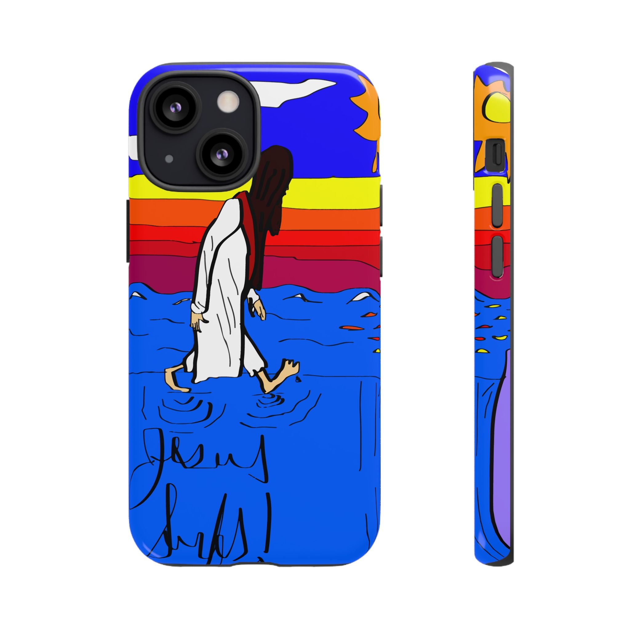 Jesus Surfs “Walks On Water” Tough Cases