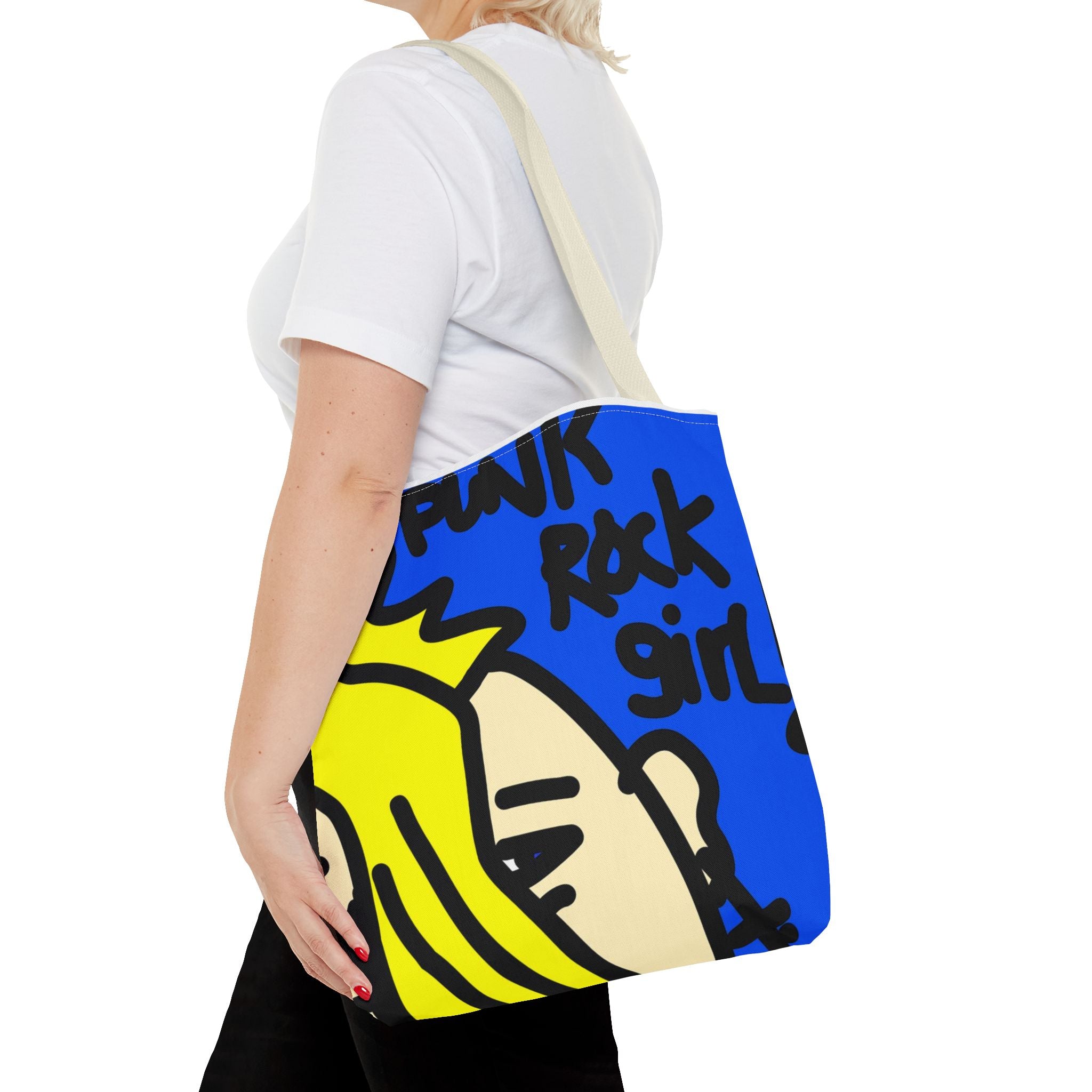 80’s Punk Rock Girl - Tote Bag (AOP)