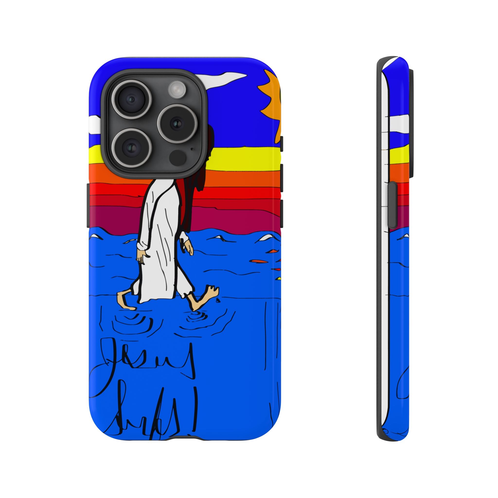 Jesus Surfs “Walks On Water” Tough Cases