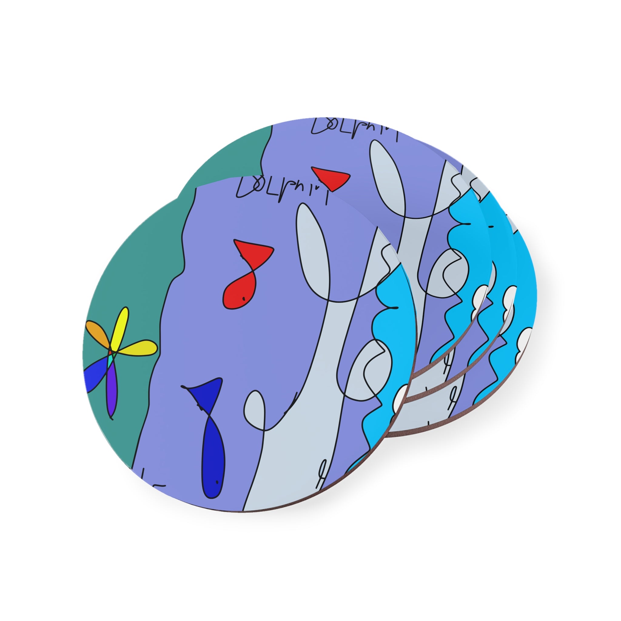 Dolphin & Friends Coasters