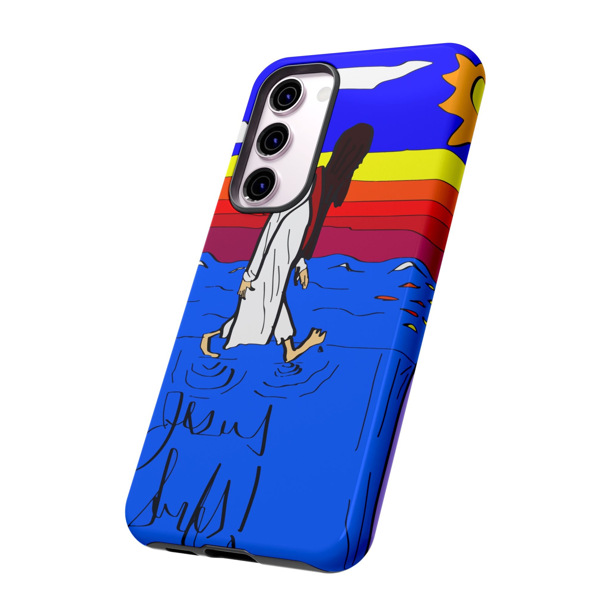 Jesus Surfs “Walks On Water” Tough Cases