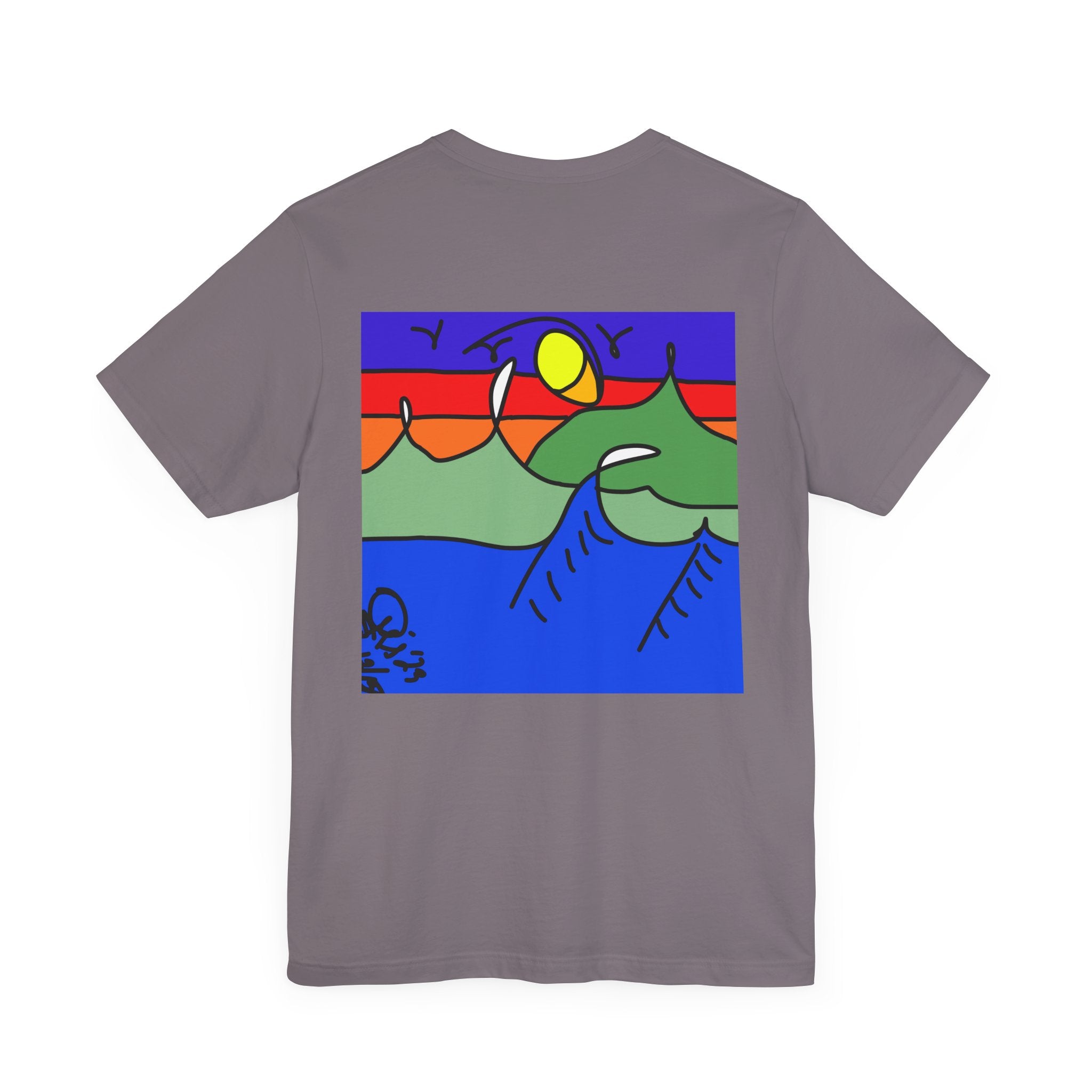 Snowy Peaks - Unisex Jersey Short Sleeve Tee