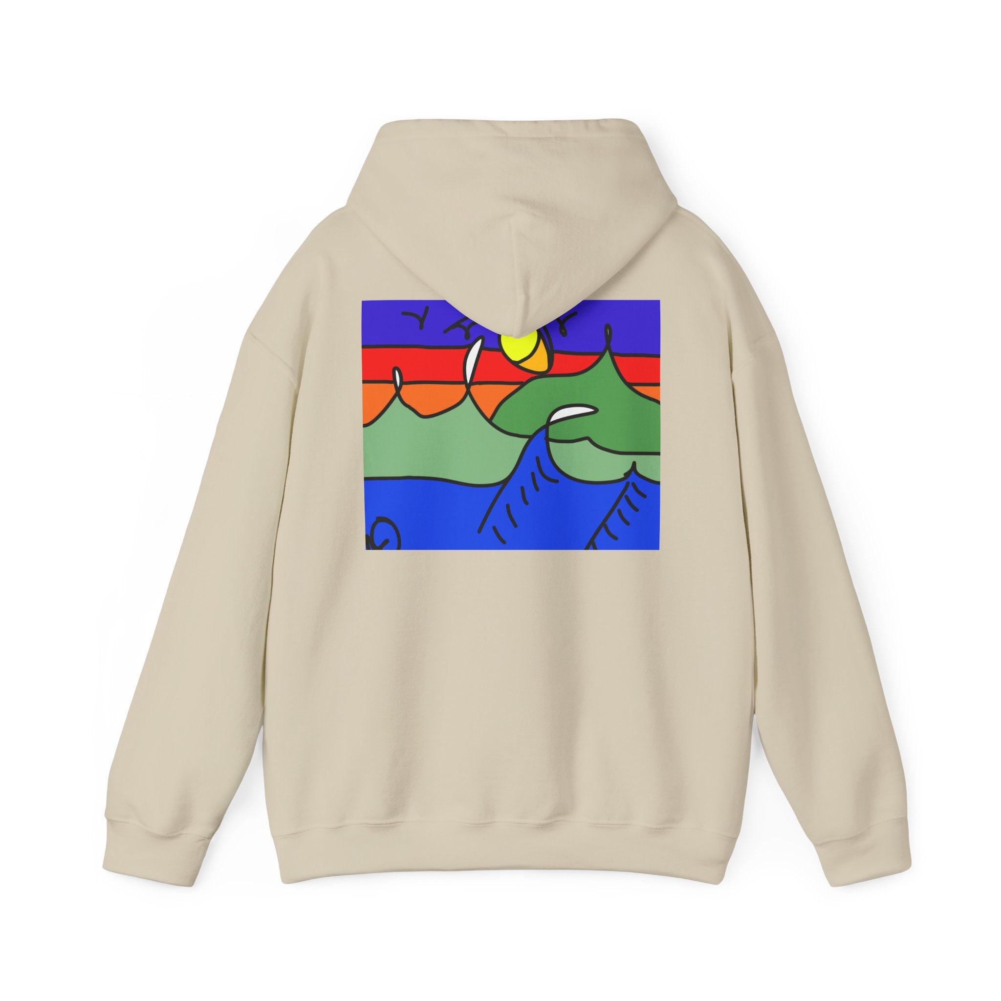 Snowy Peaks - Unisex Heavy Blend™ Hooded Sweatshirt