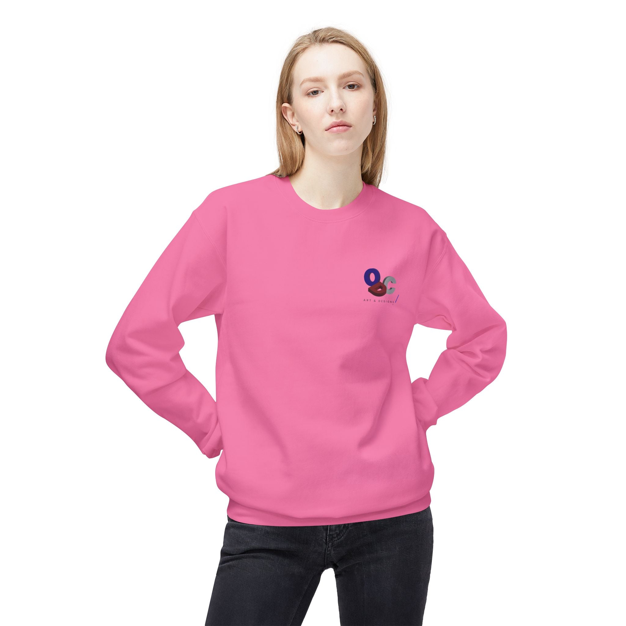 Snowy Peaks - Unisex Midweight Softstyle Fleece Crewneck Sweatshirt