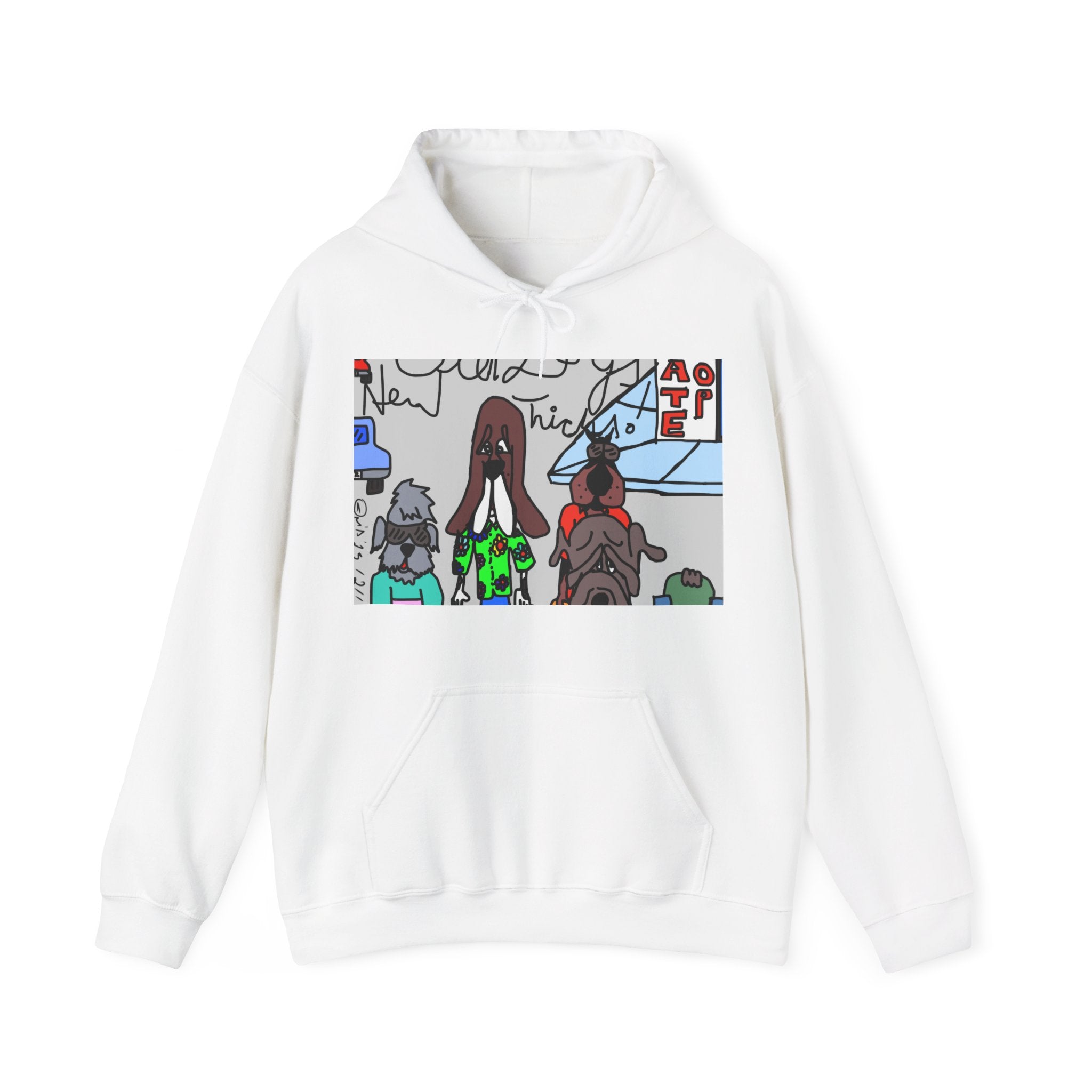 Old Dogs New Tricks Unisex Heavy Blend™ Hooded Sweatshirt