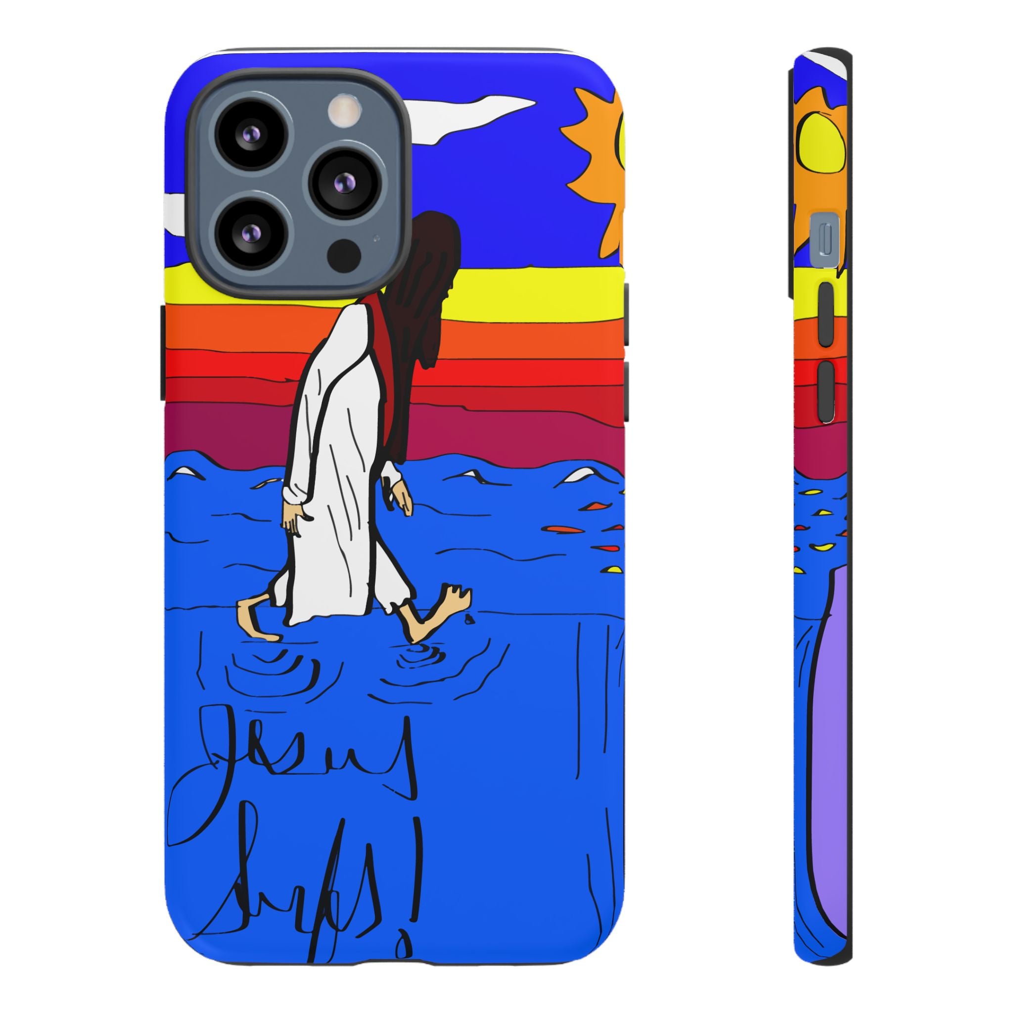 Jesus Surfs “Walks On Water” Tough Cases
